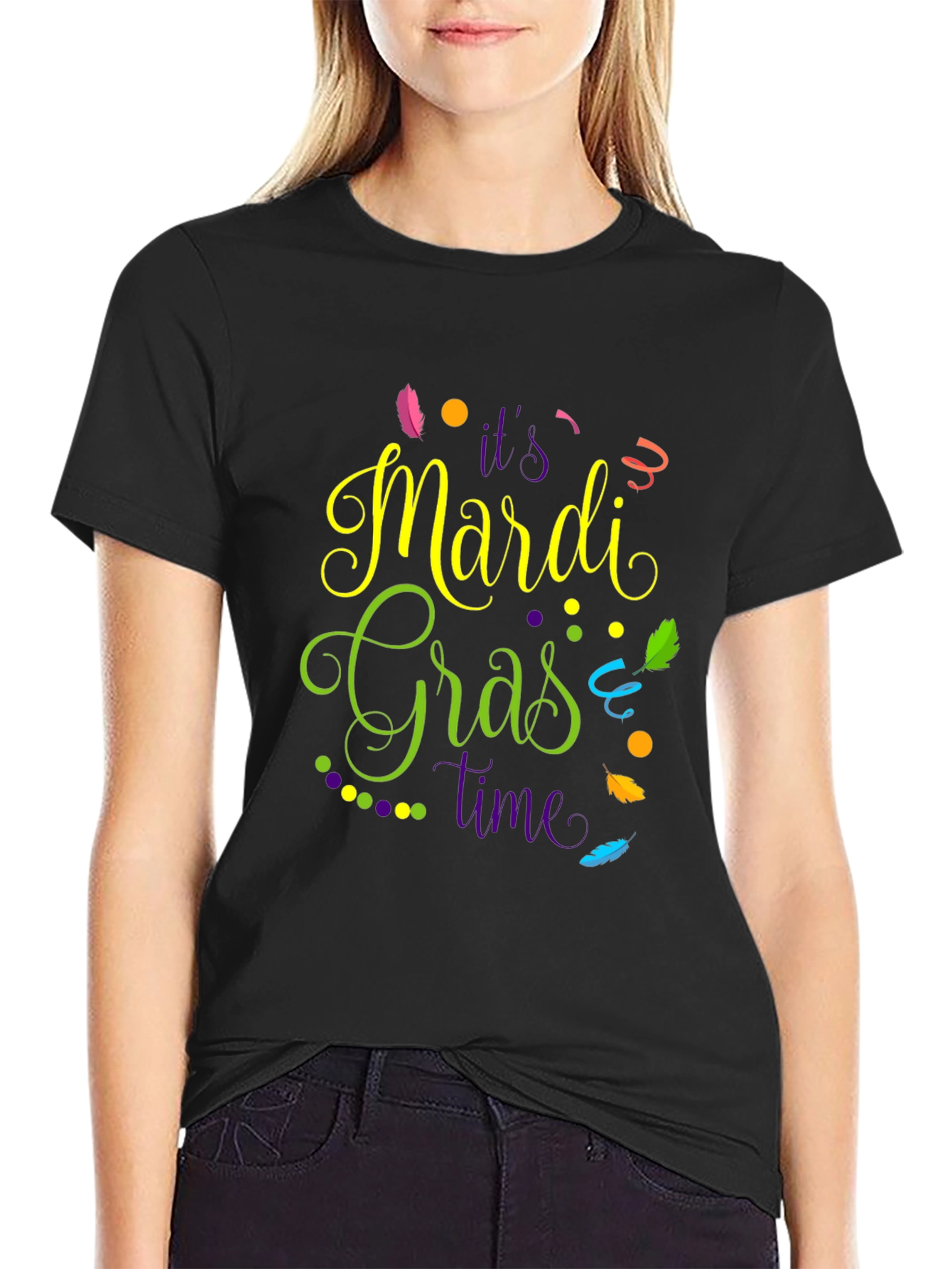 Mardi Gras Time T-Shirt - Celebration Tee