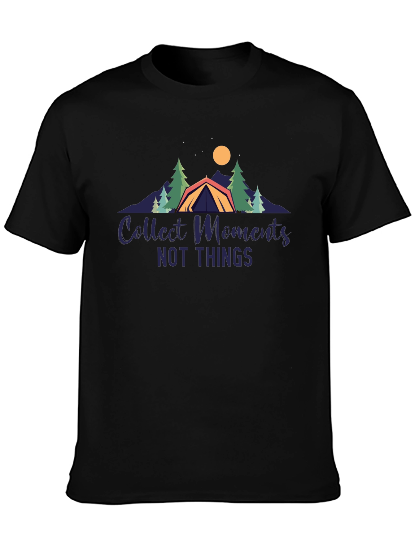 Collect Moments T-Shirt - Camping Design
