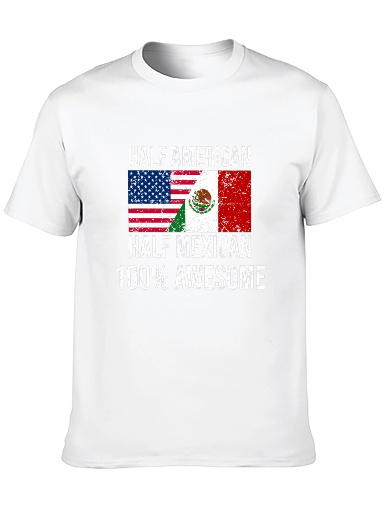 Half American Half Mexican Graphic Tee
