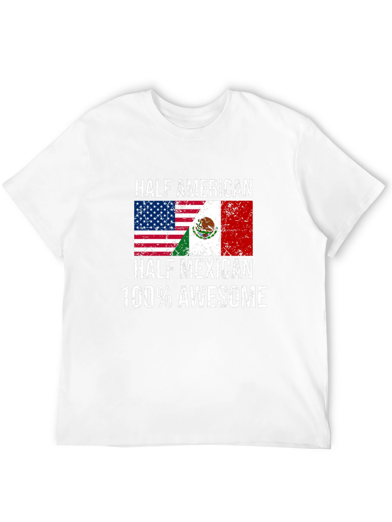 Half American Half Mexican Graphic Tee