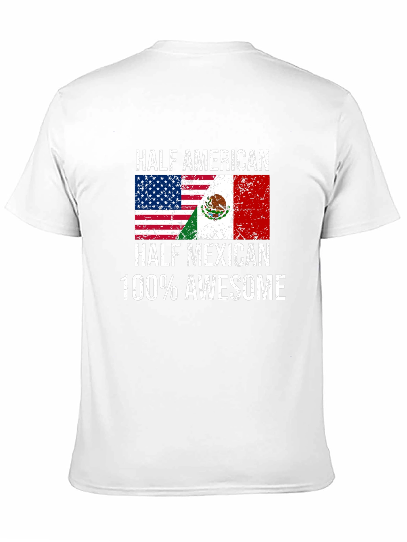 Half American Half Mexican Graphic Tee
