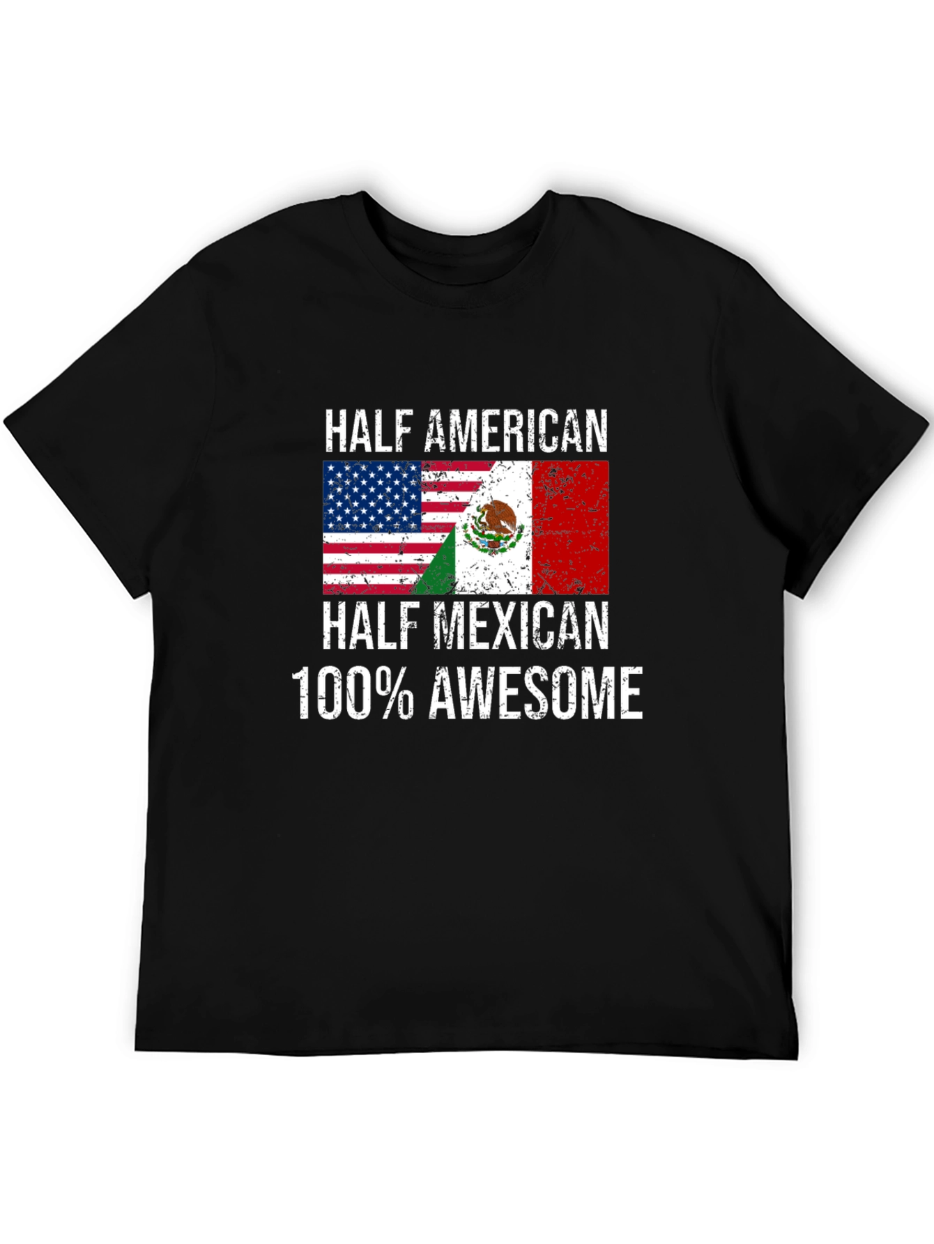 Half American Half Mexican Graphic Tee