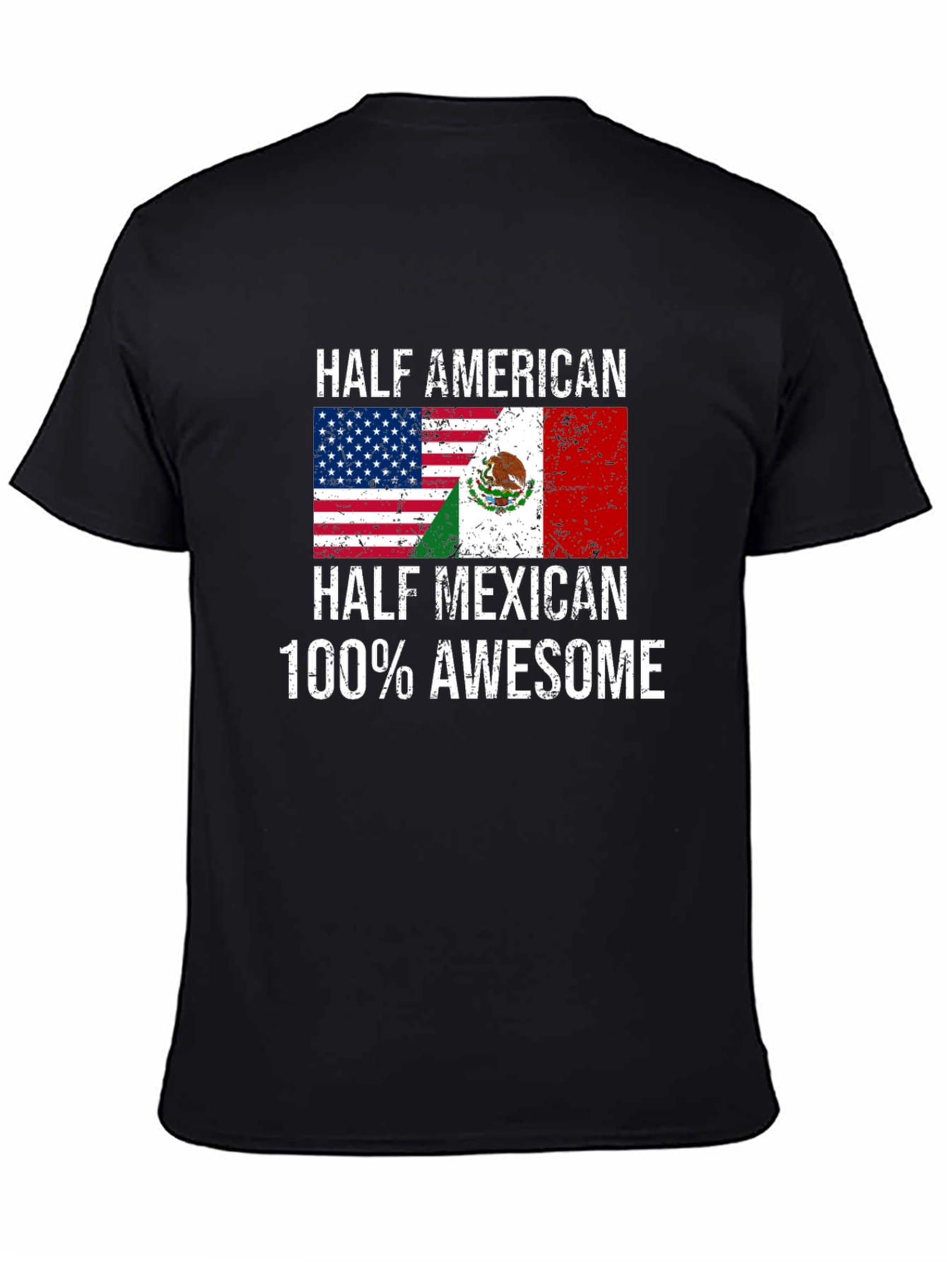 Half American Half Mexican Graphic Tee