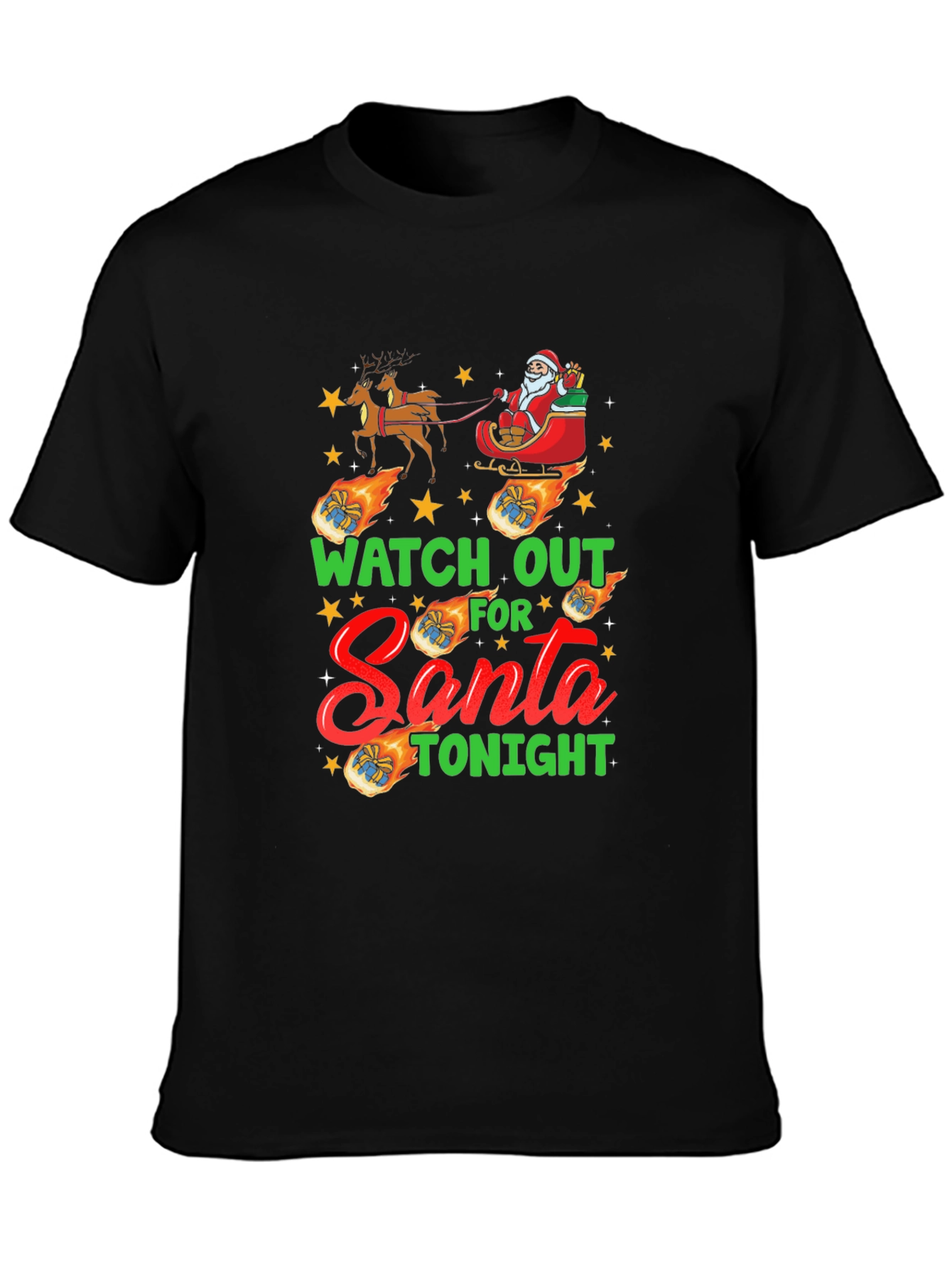 Watch Out For Santa Tonight Funny T-Shirt