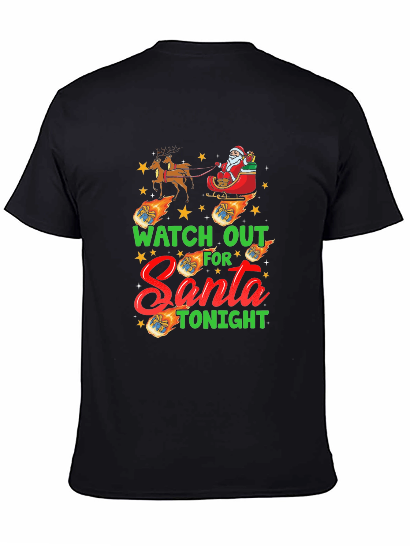 Watch Out For Santa Tonight Funny T-Shirt