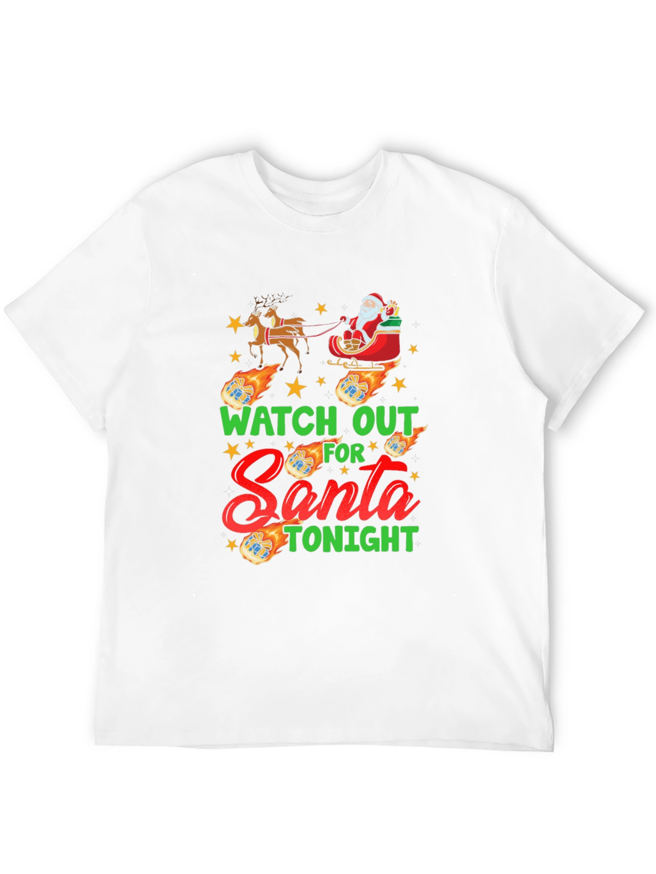 Watch Out For Santa Tonight Funny T-Shirt