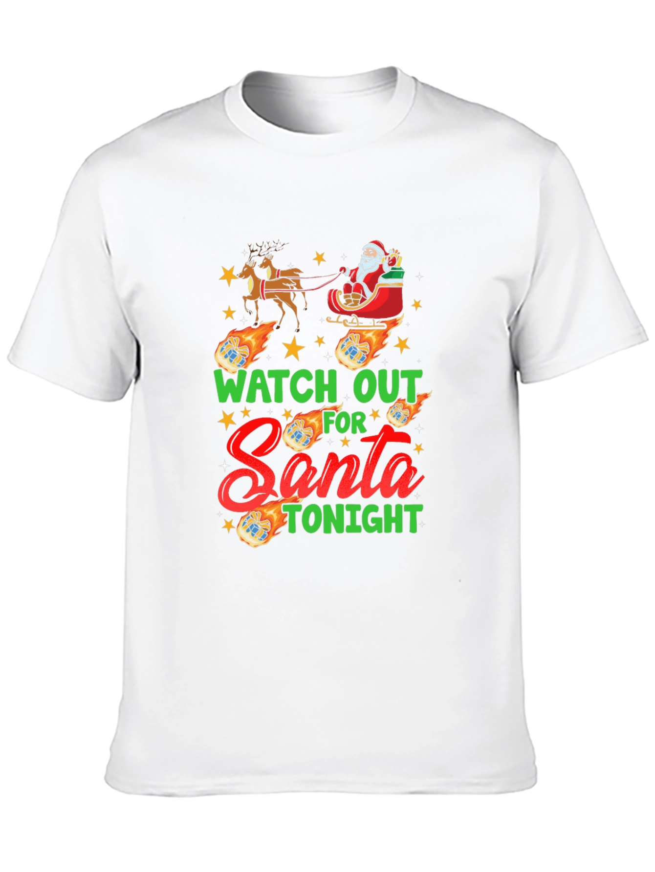 Watch Out For Santa Tonight Funny T-Shirt