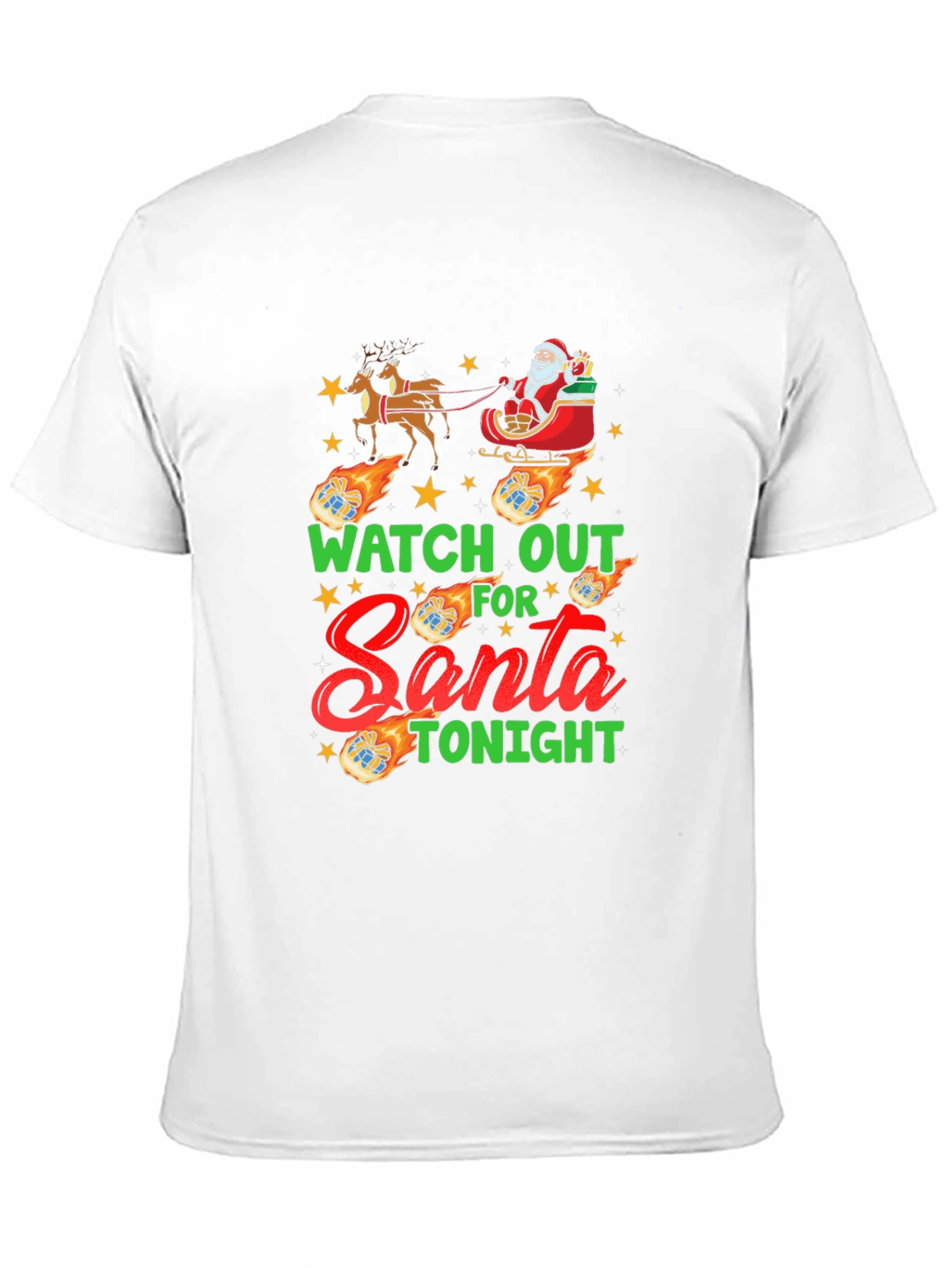 Watch Out For Santa Tonight Funny T-Shirt
