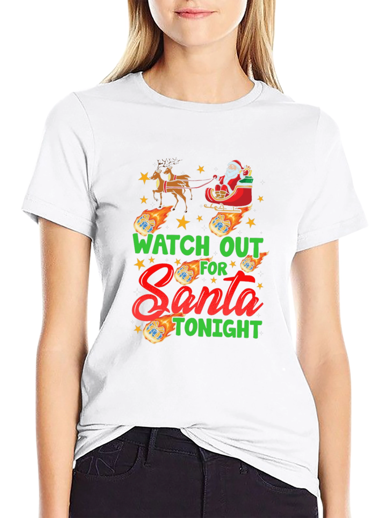 Watch Out For Santa Tonight Funny T-Shirt