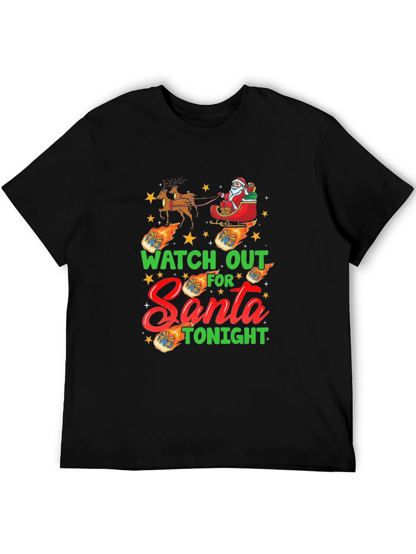 Watch Out For Santa Tonight Funny T-Shirt