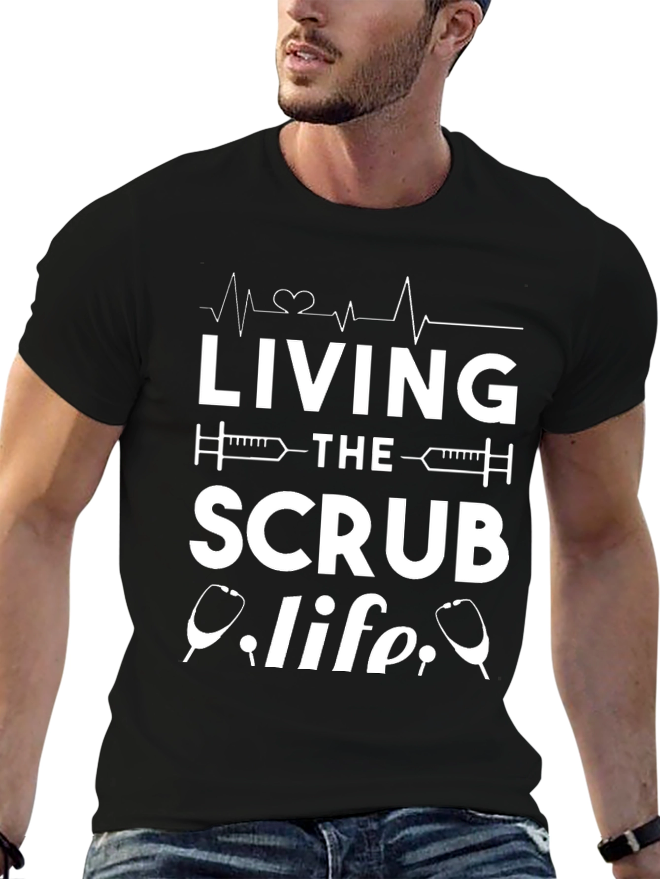 Living the Scrub Life T-Shirt - Medical Professional Apparel