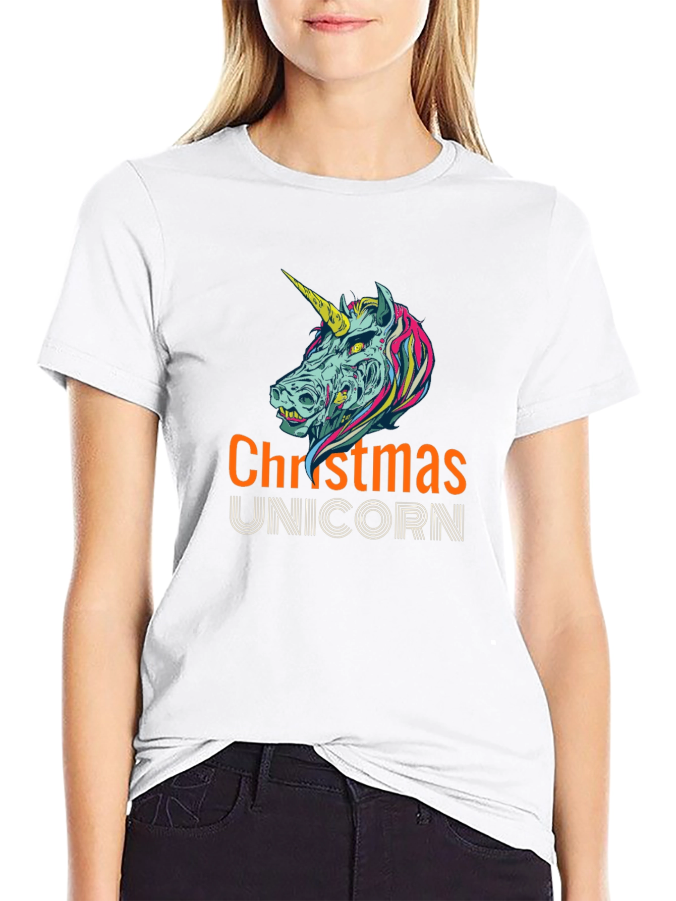 Christmas Unicorn Graphic Tee