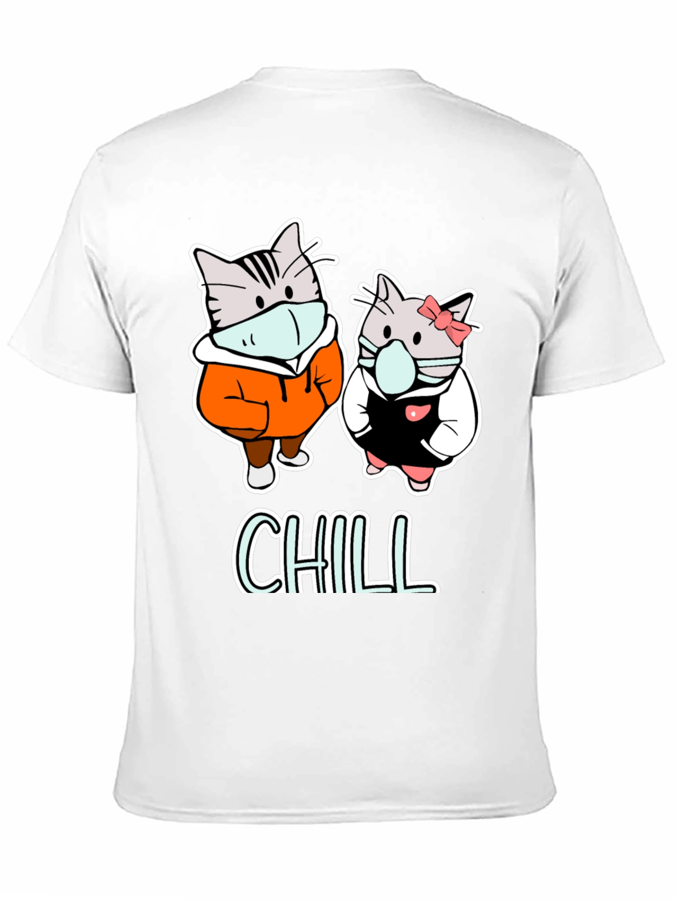 Chill Cats Graphic Tee - Cozy & Cute