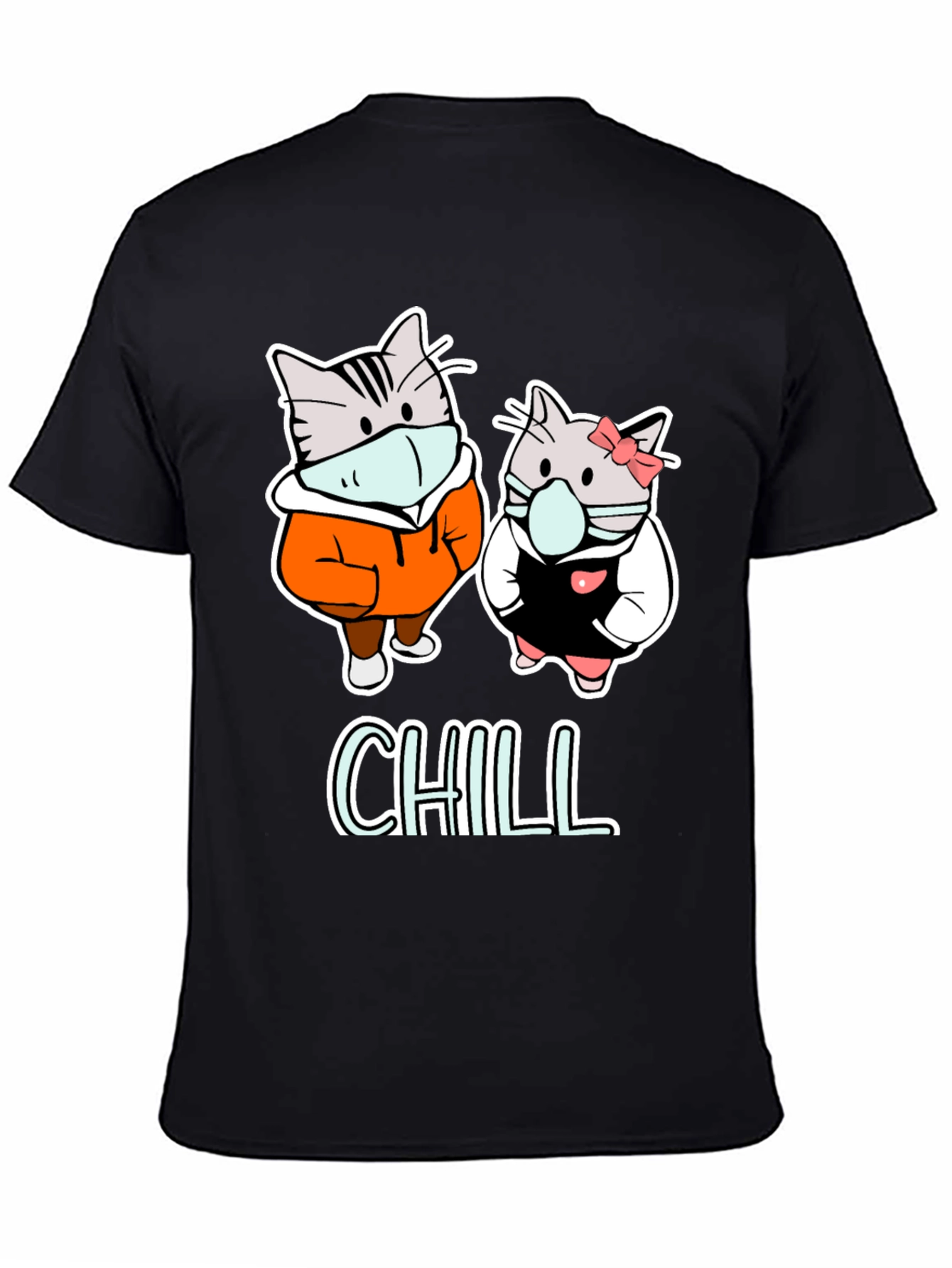Chill Cats Graphic Tee - Cozy & Cute