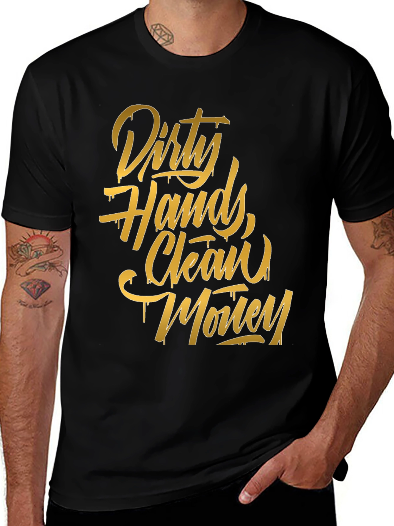 Dirty Hands Clean Money Graphic Tee