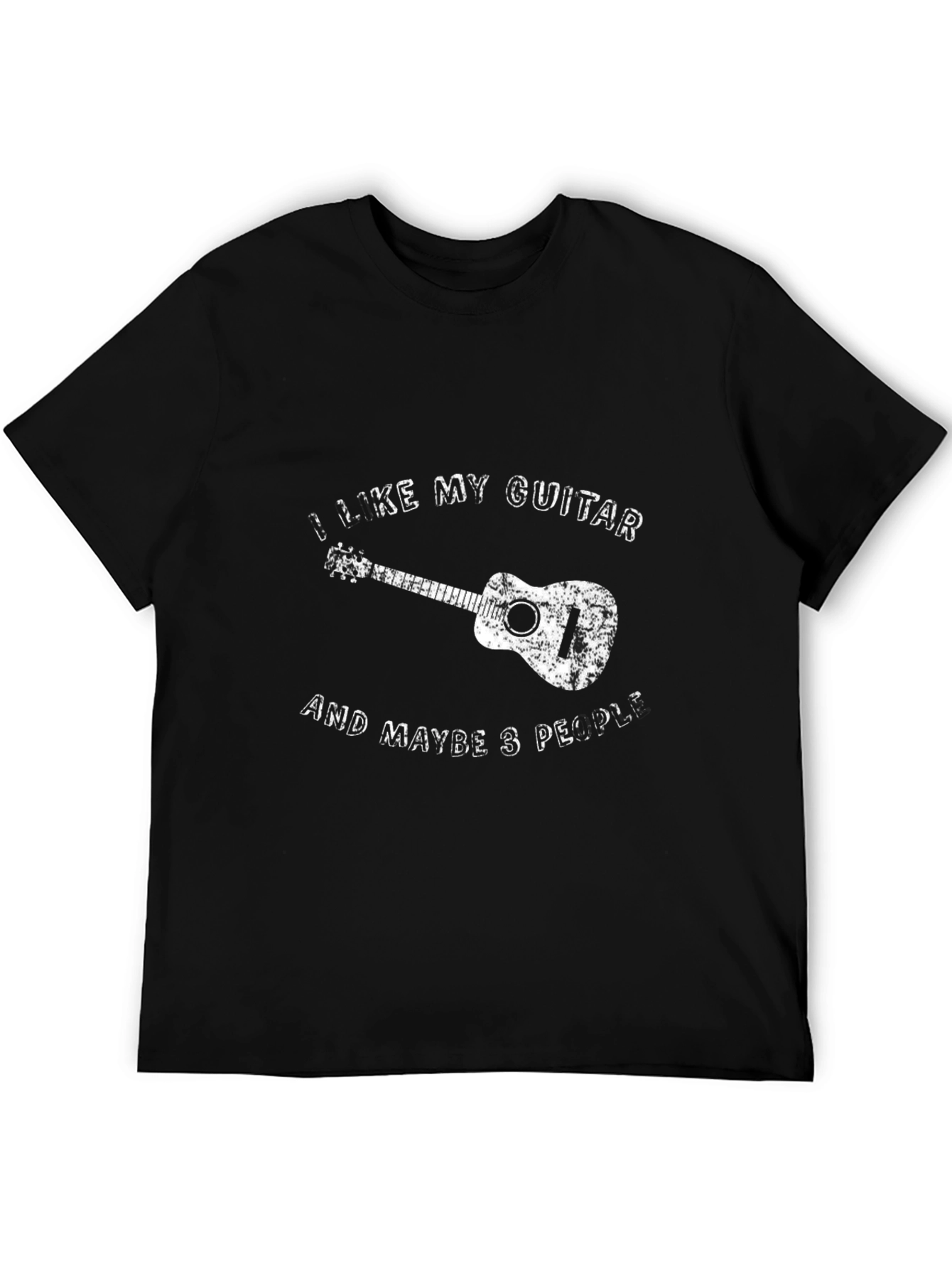 I Like My Guitar T-Shirt - Musician Novelty Tee