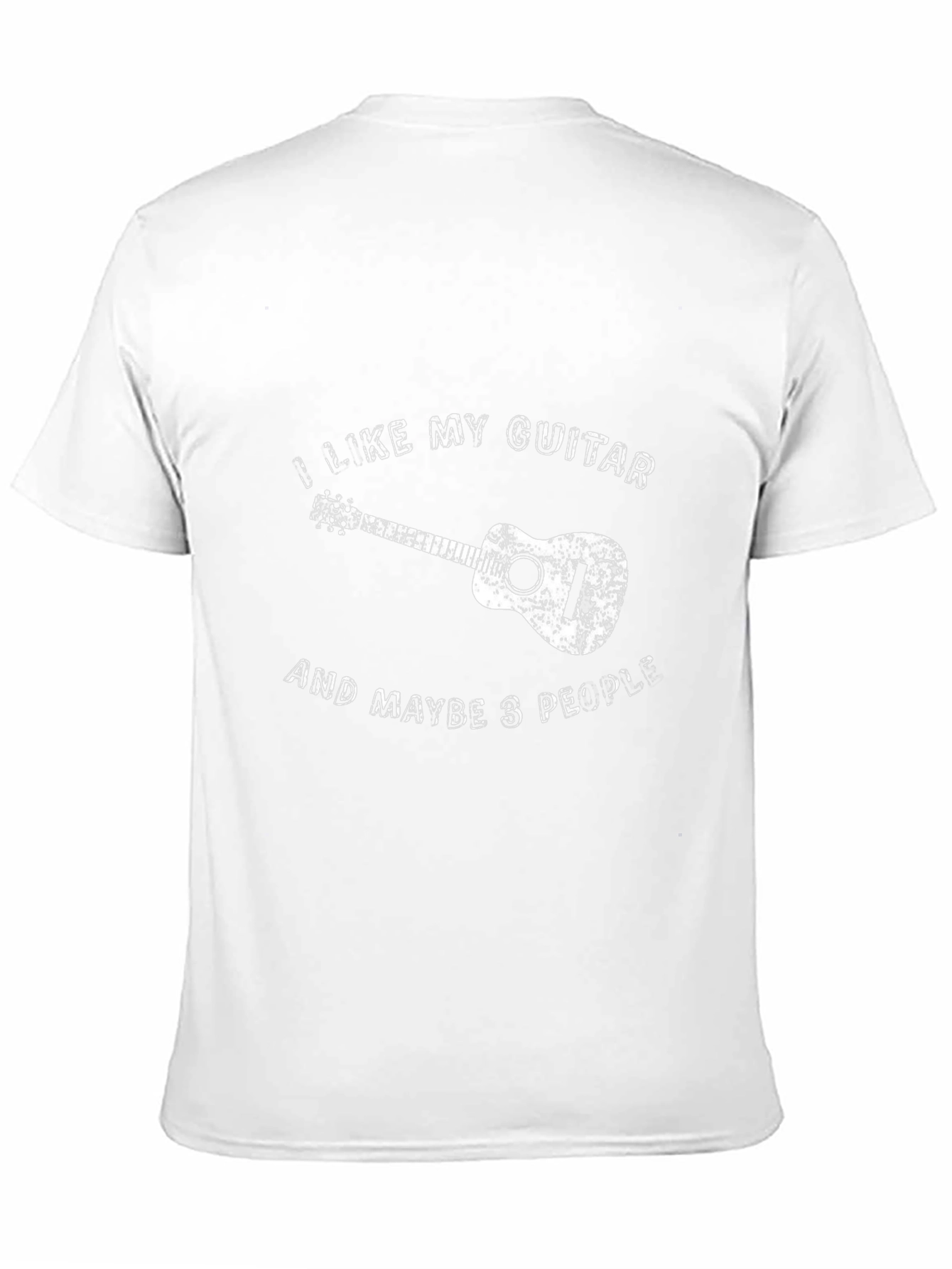 I Like My Guitar T-Shirt - Musician Novelty Tee