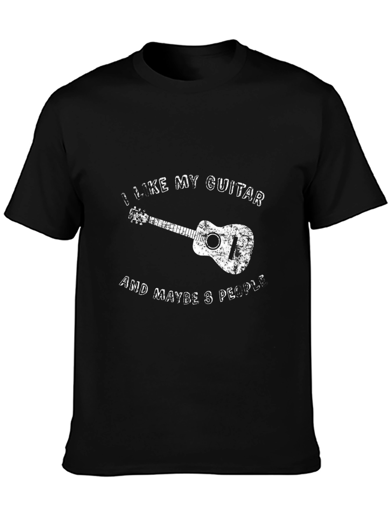 I Like My Guitar T-Shirt - Musician Novelty Tee