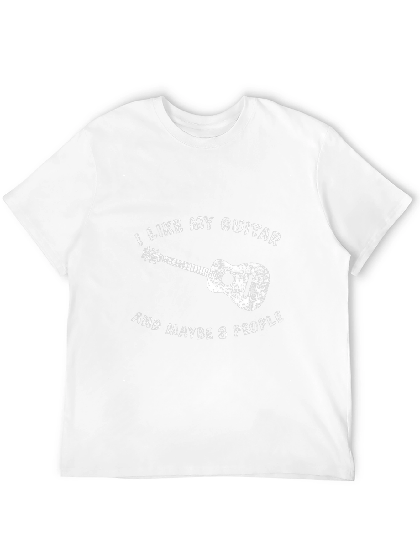 I Like My Guitar T-Shirt - Musician Novelty Tee