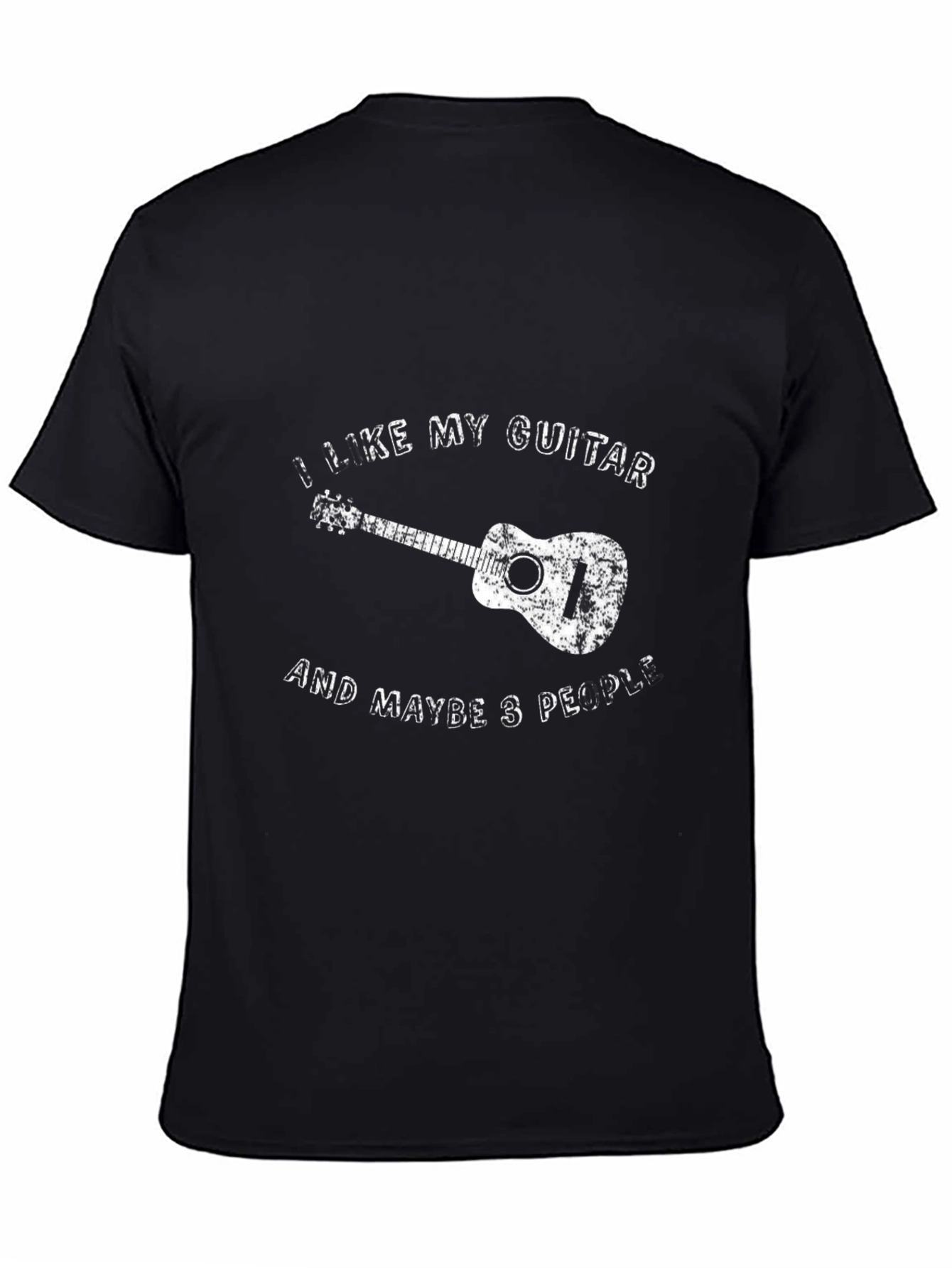 I Like My Guitar T-Shirt - Musician Novelty Tee