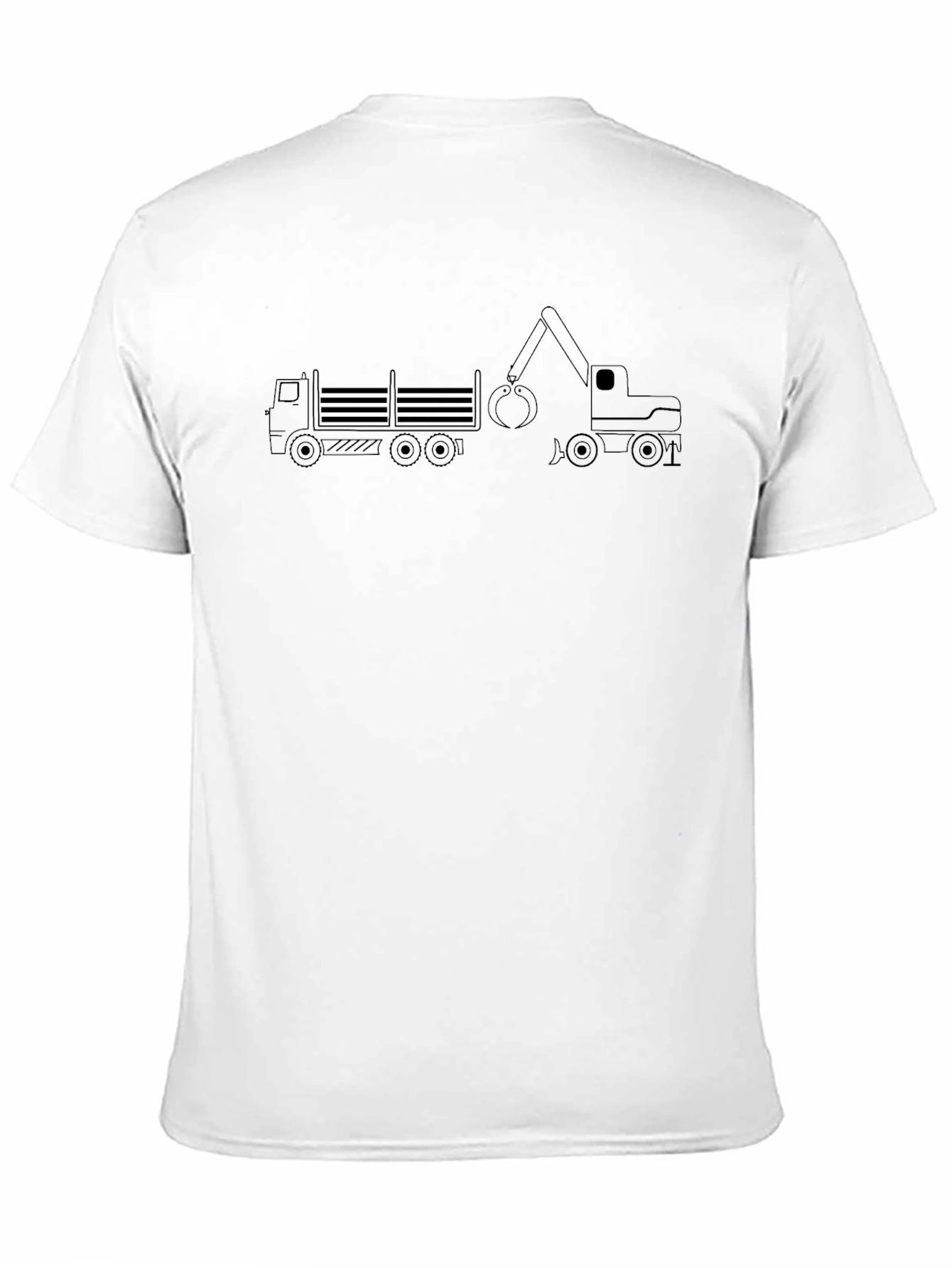 Construction Truck T-Shirt - Black