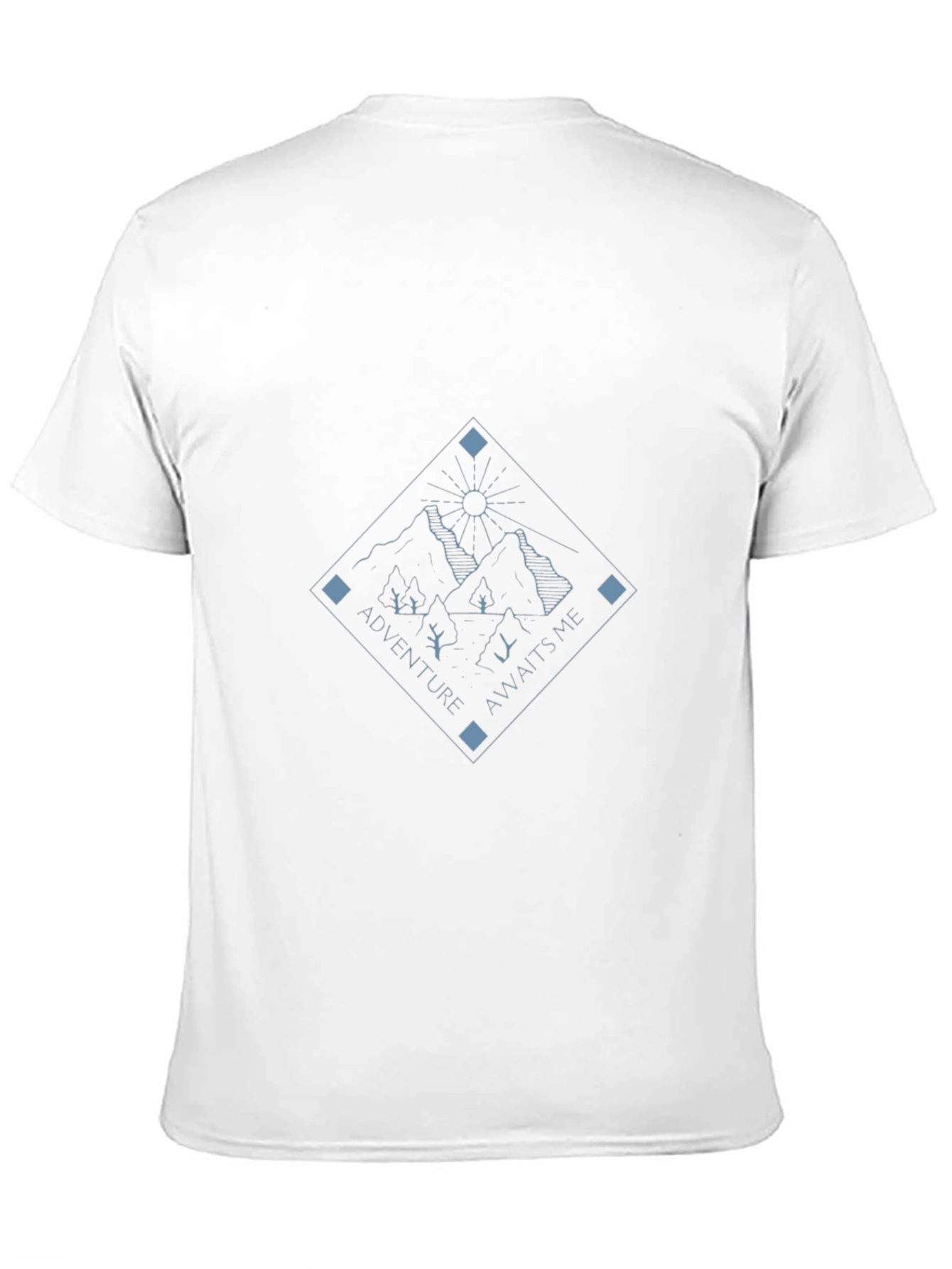 Adventure Awaits Graphic Tee - Mountain Design