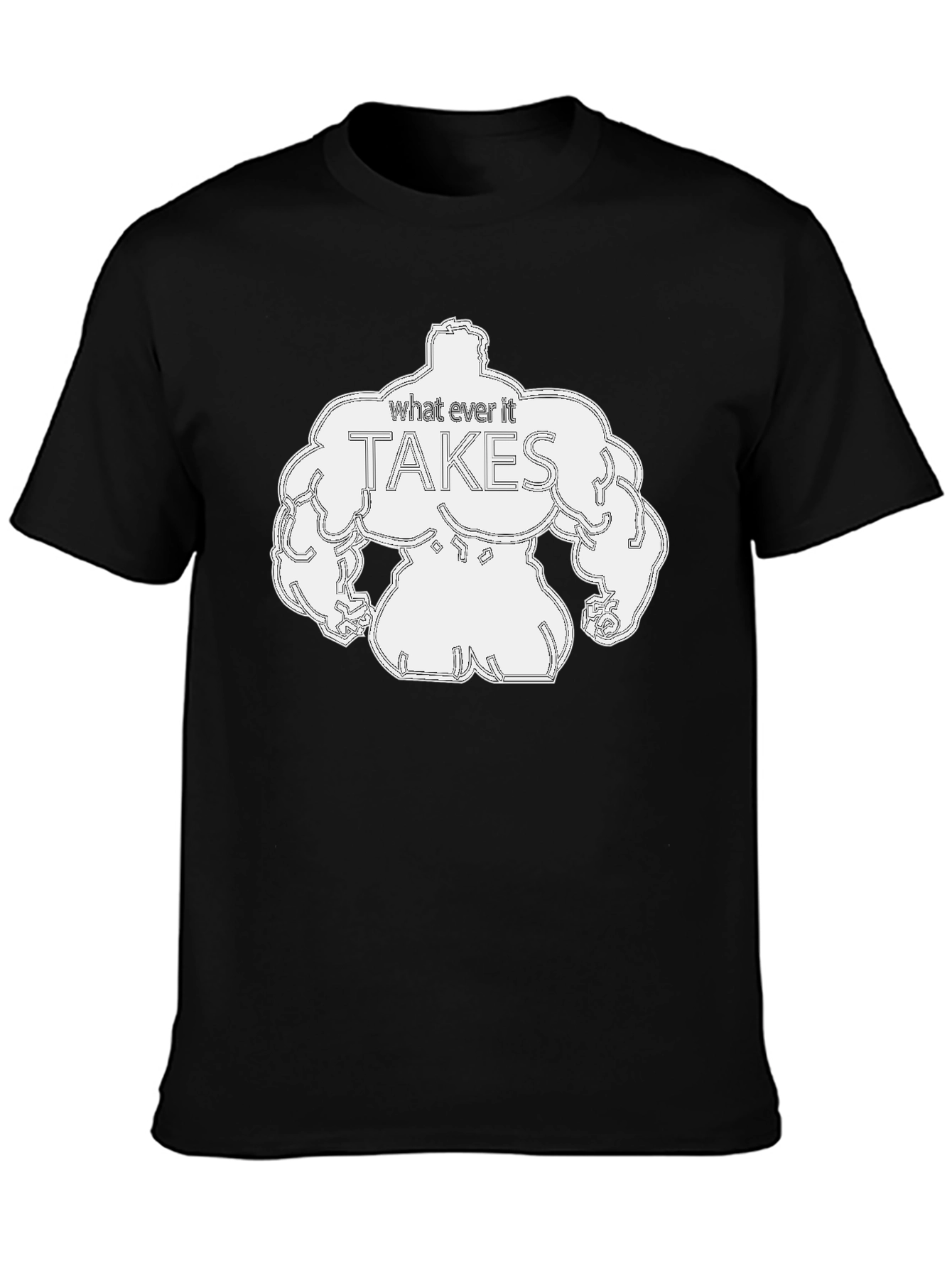 Whatever It Takes Black Graphic T-Shirt