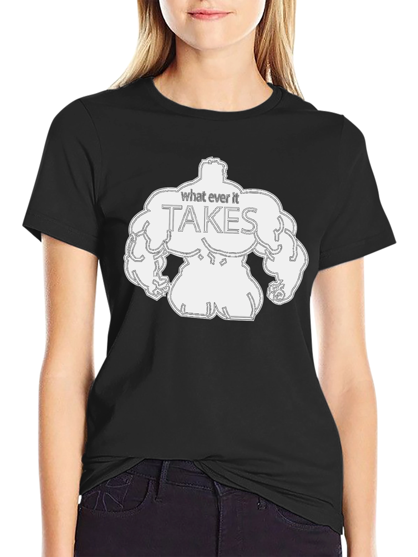 Whatever It Takes Black Graphic T-Shirt