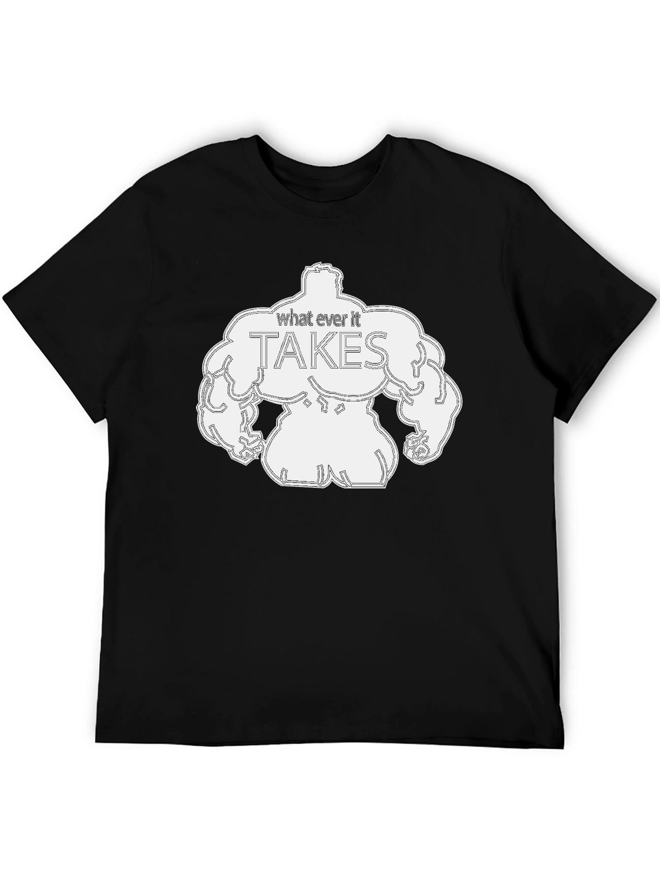 Whatever It Takes Black Graphic T-Shirt
