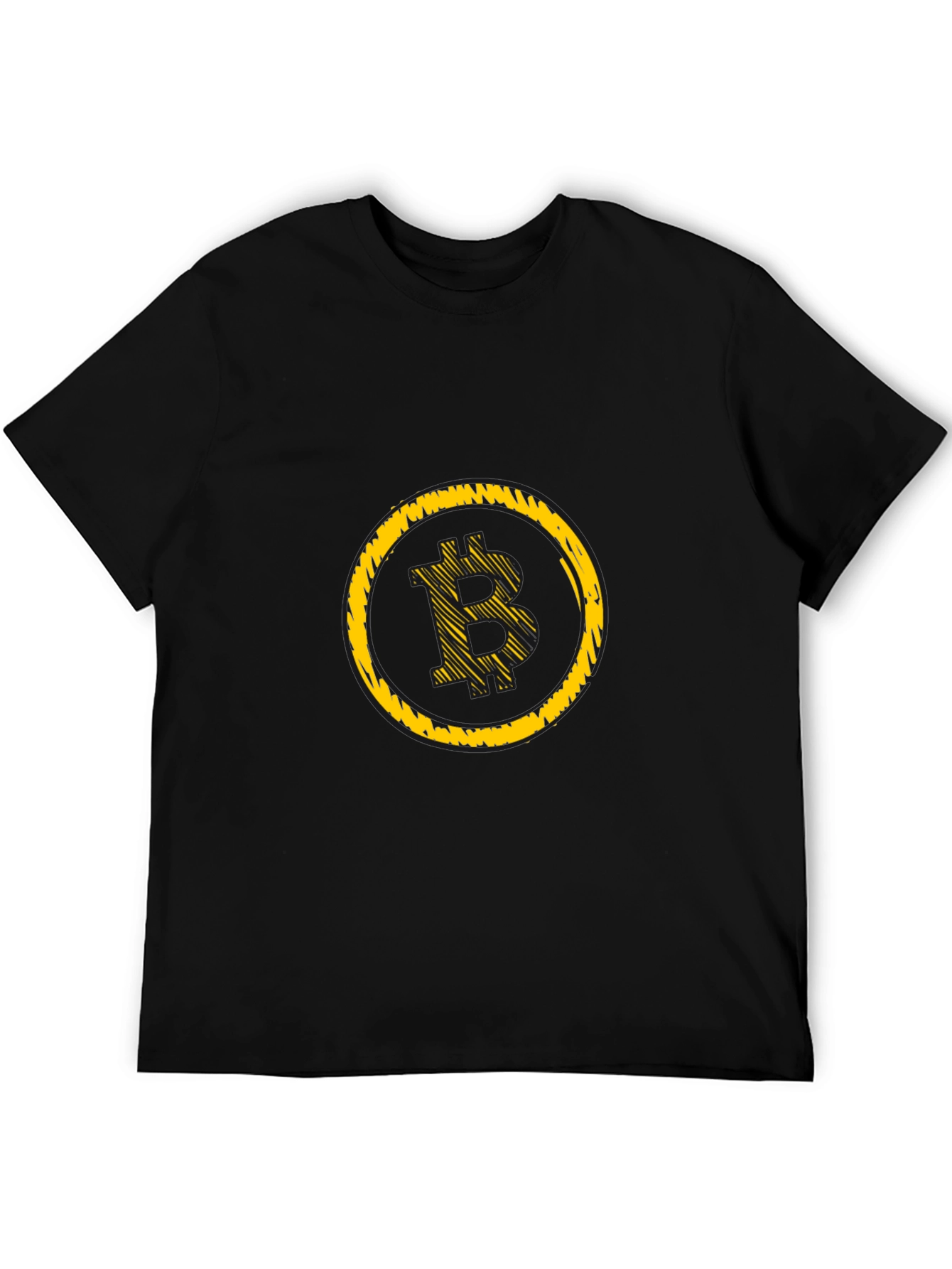 Bitcoin Logo Tee - Black Crypto Shirt