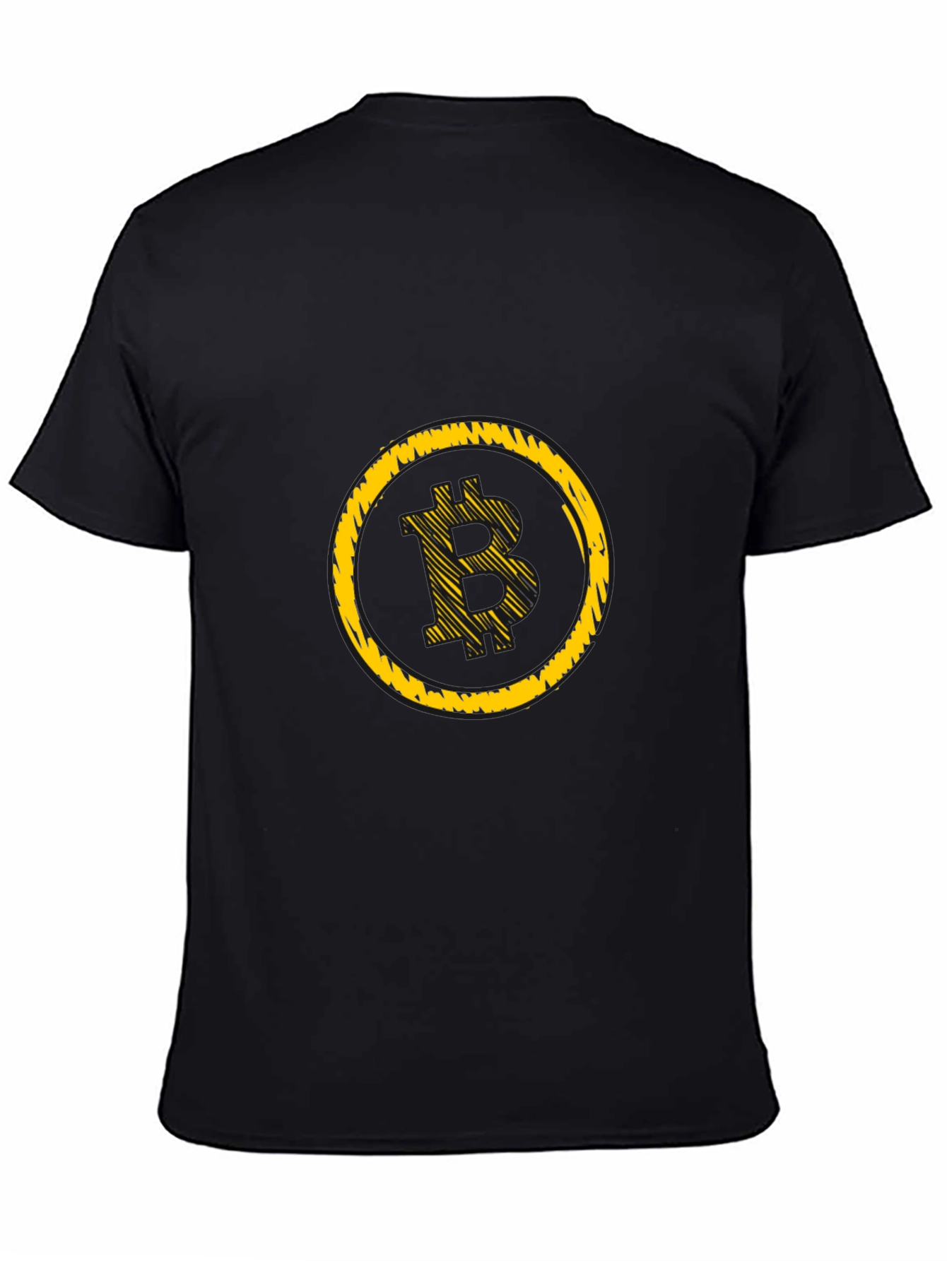 Bitcoin Logo Tee - Black Crypto Shirt