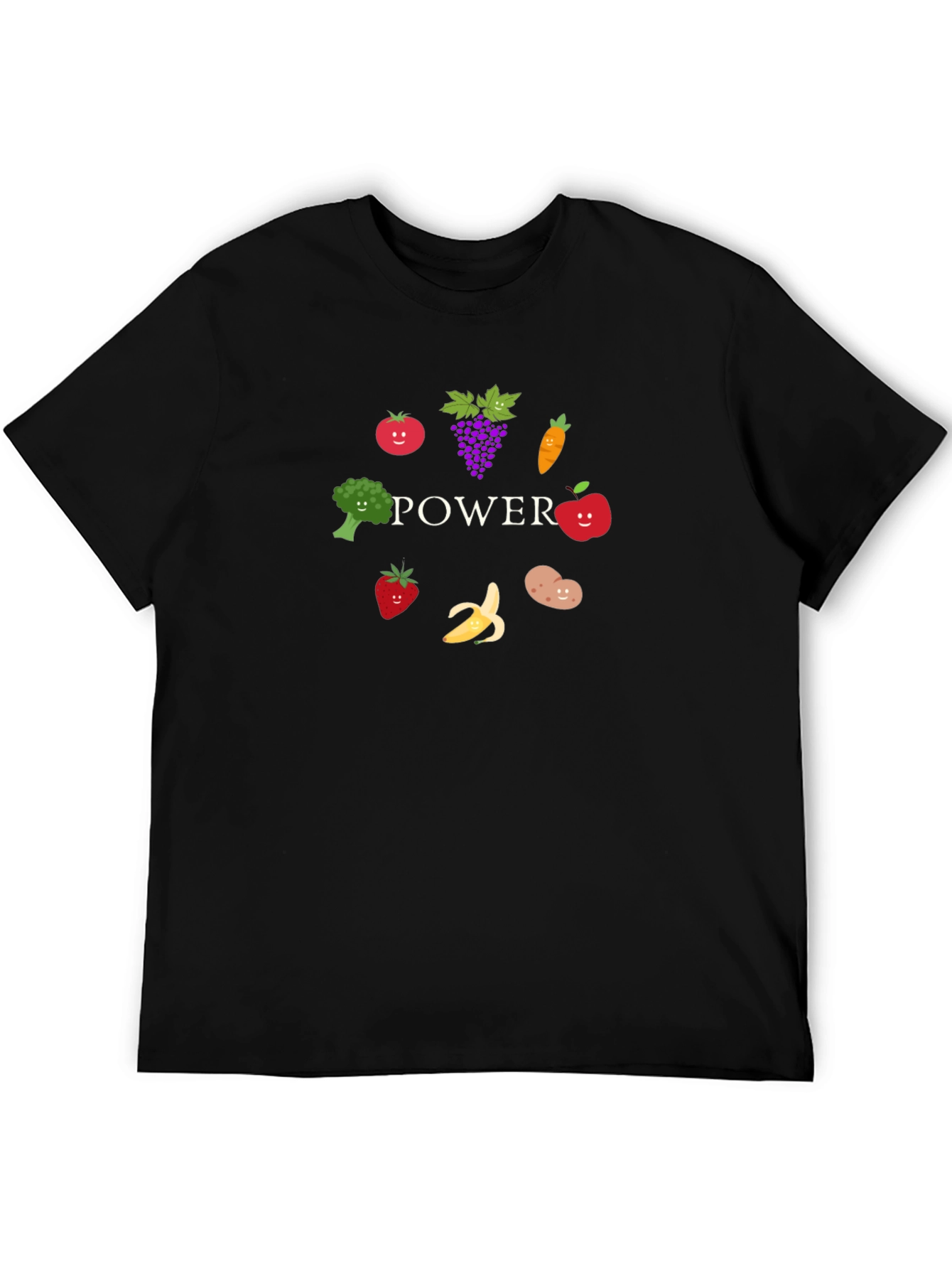 Vegan Power Tee - Fruits and Vegetables