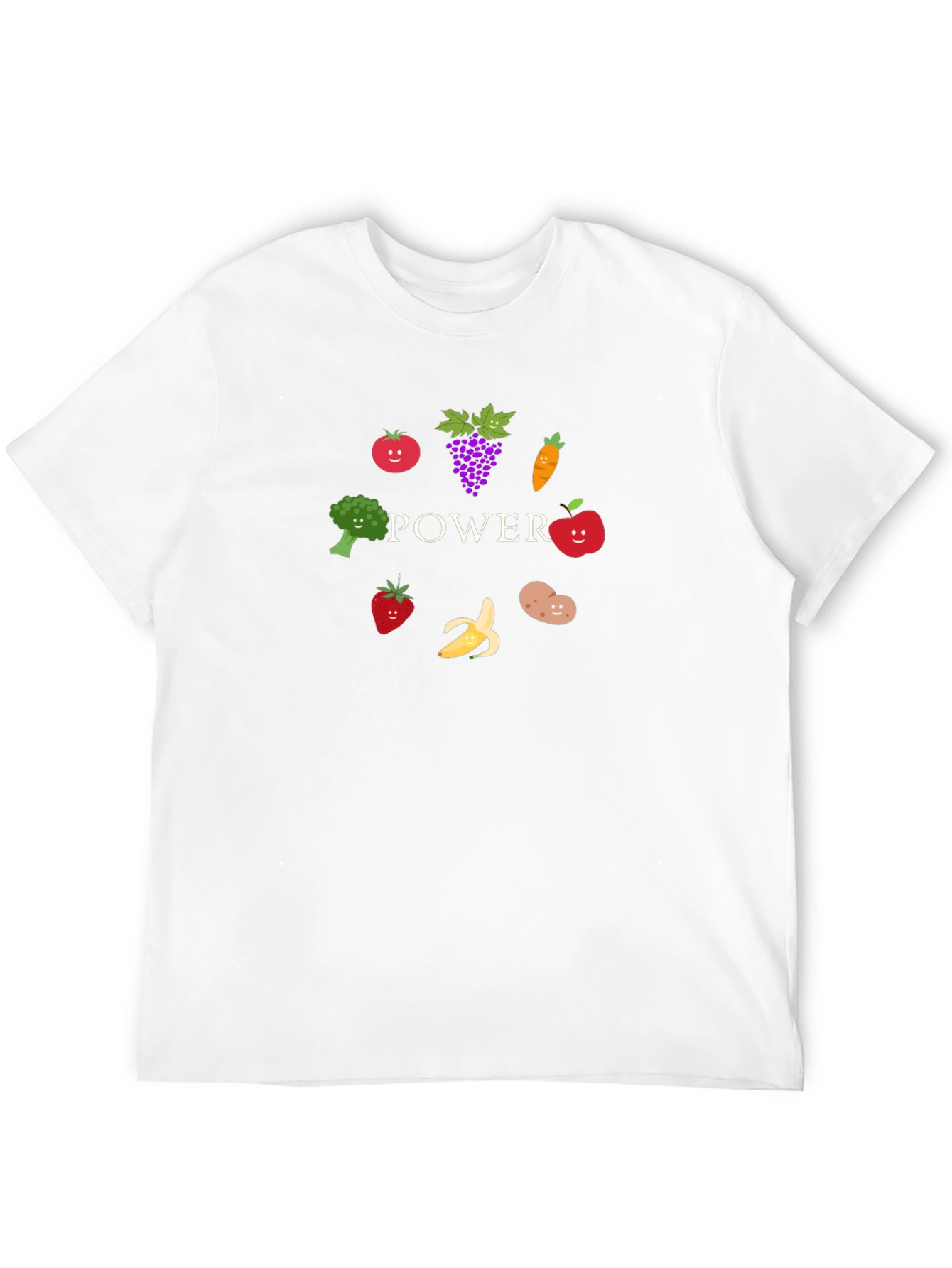 Vegan Power Tee - Fruits and Vegetables