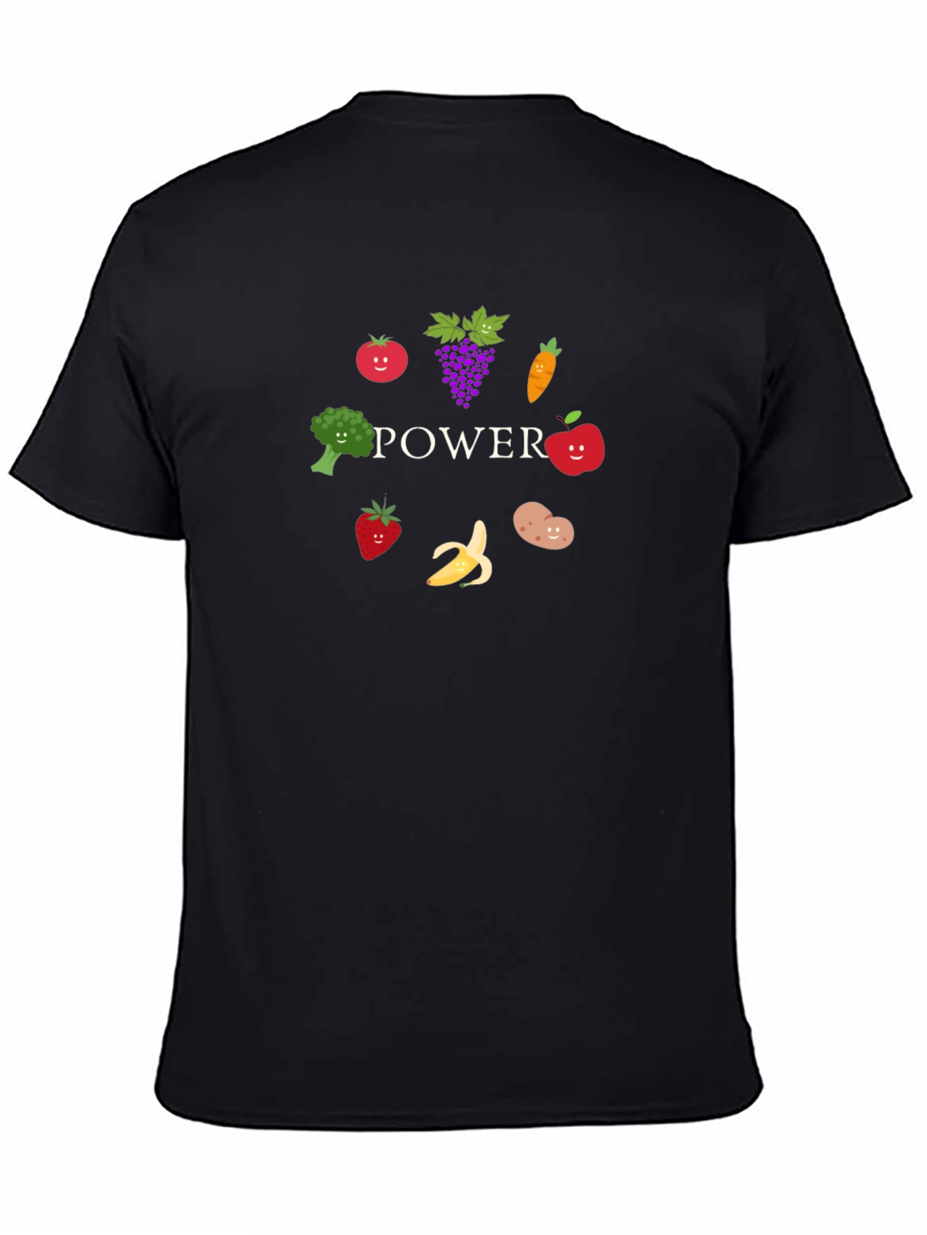 Vegan Power Tee - Fruits and Vegetables