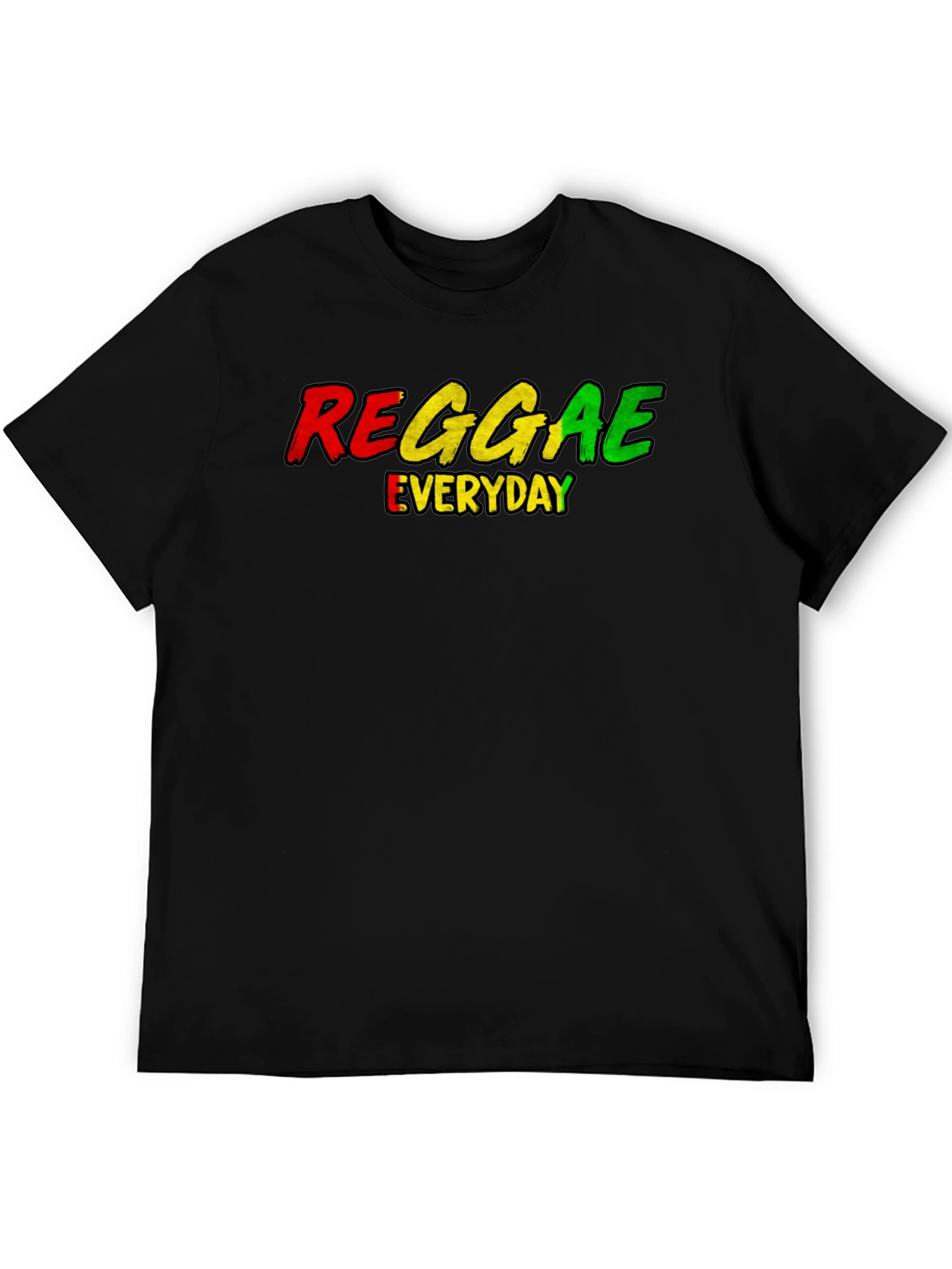Reggae Everyday Graphic Tee - Rasta Inspired Shirt