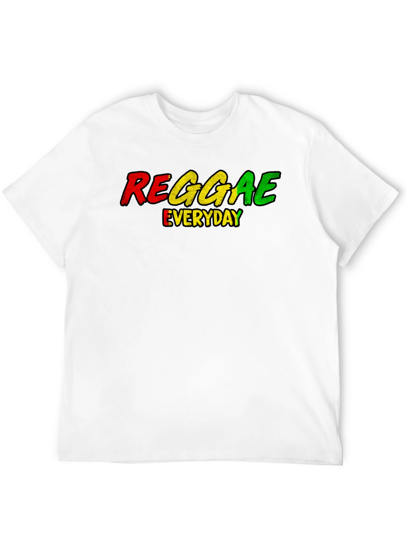 Reggae Everyday Graphic Tee - Rasta Inspired Shirt