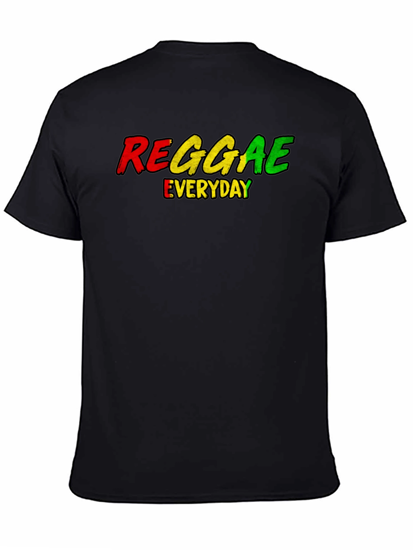 Reggae Everyday Graphic Tee - Rasta Inspired Shirt