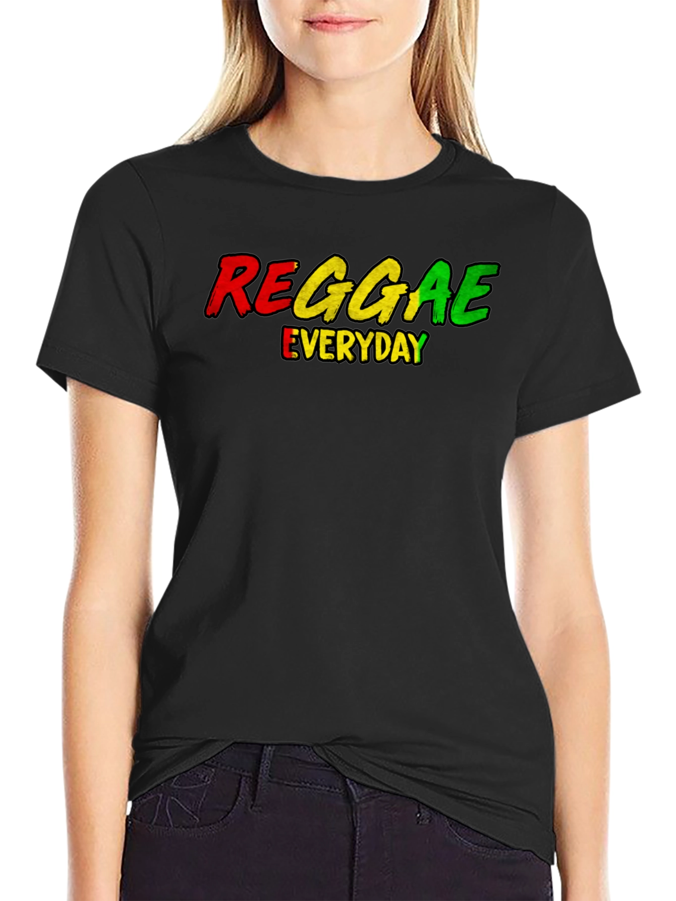 Reggae Everyday Graphic Tee - Rasta Inspired Shirt