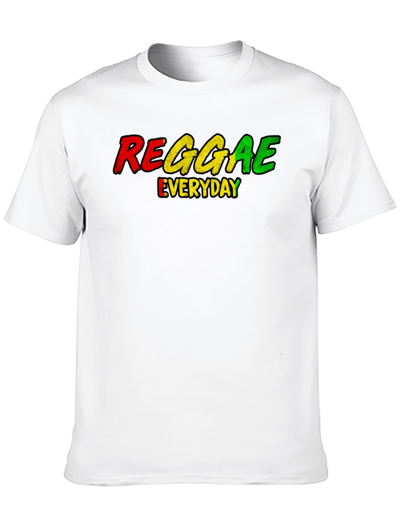 Reggae Everyday Graphic Tee - Rasta Inspired Shirt