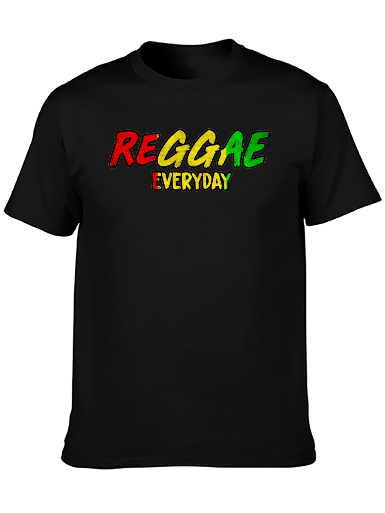 Reggae Everyday Graphic Tee - Rasta Inspired Shirt
