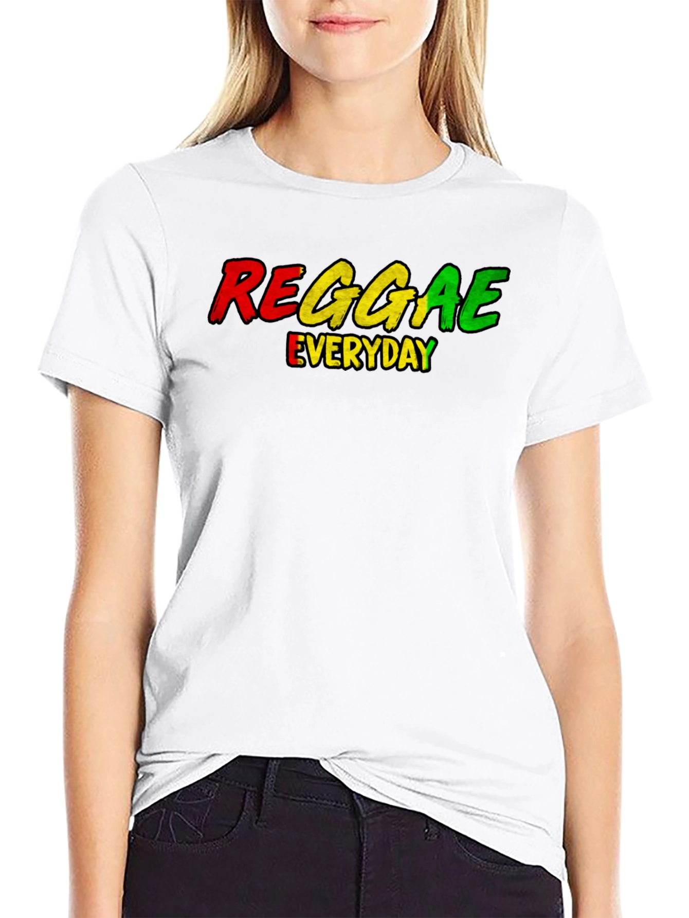 Reggae Everyday Graphic Tee - Rasta Inspired Shirt