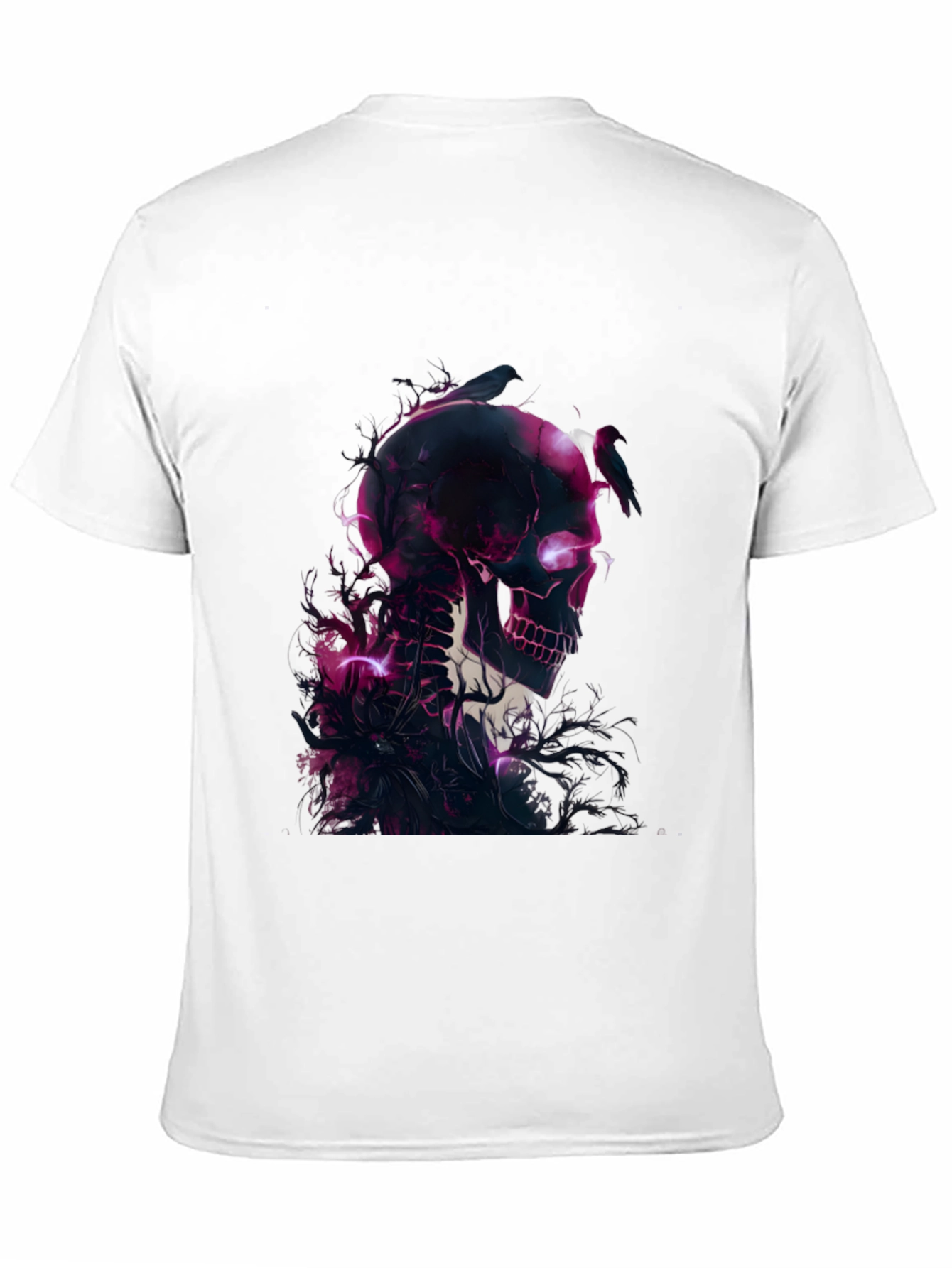Skull & Raven Graphic Black T-Shirt