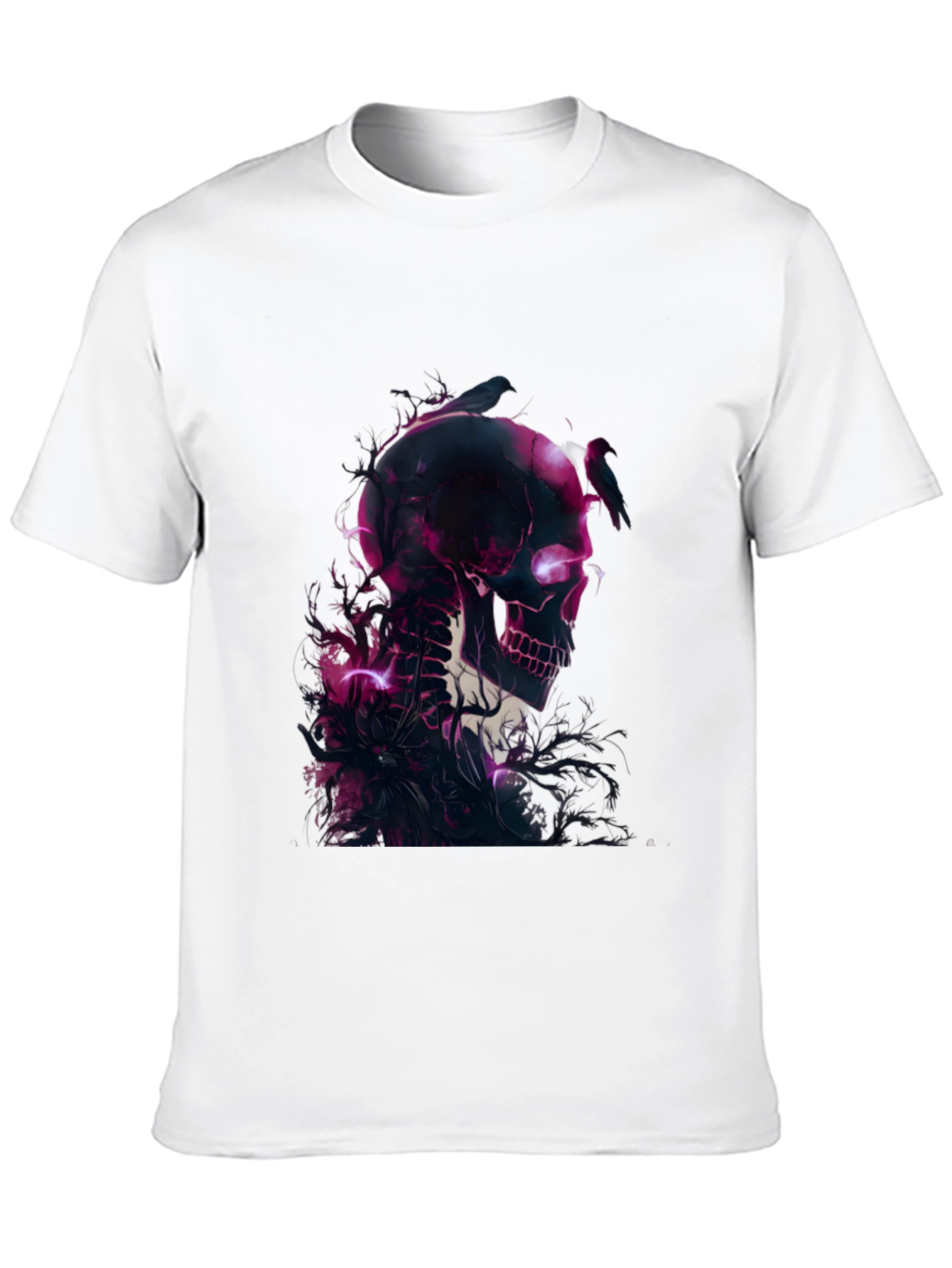 Skull & Raven Graphic Black T-Shirt