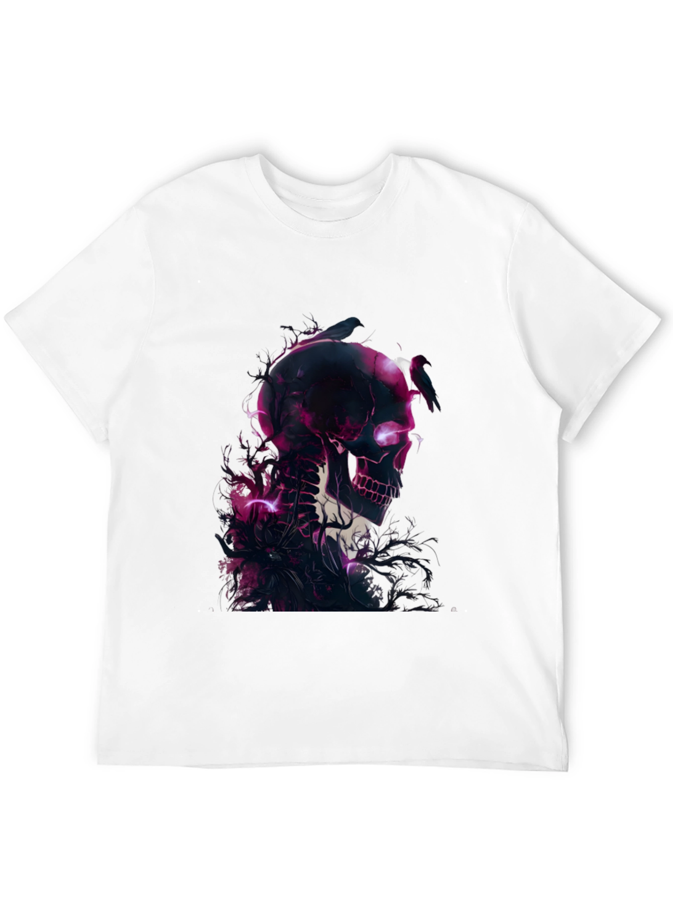 Skull & Raven Graphic Black T-Shirt