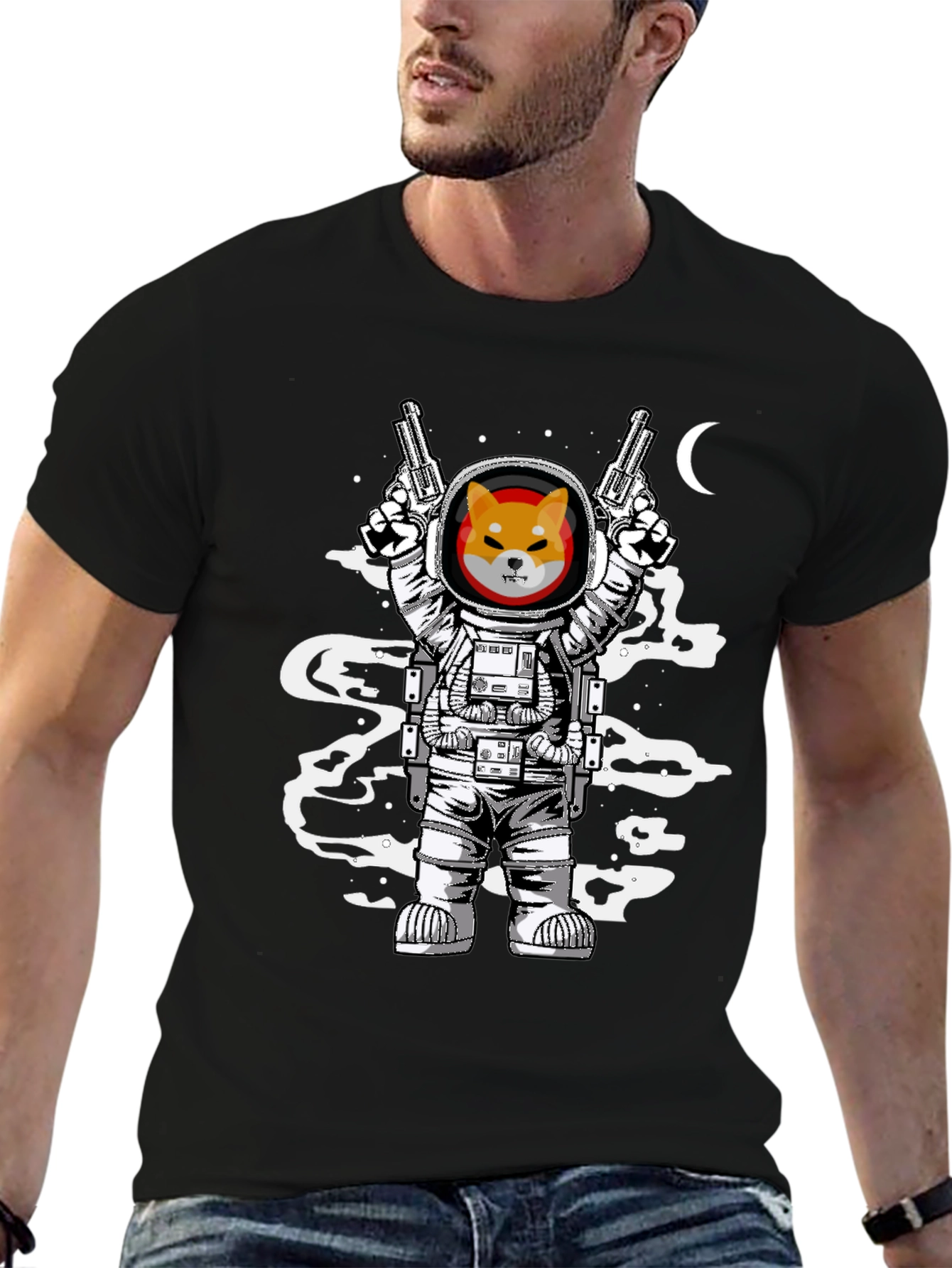 Shiba Inu Astronaut T-Shirt