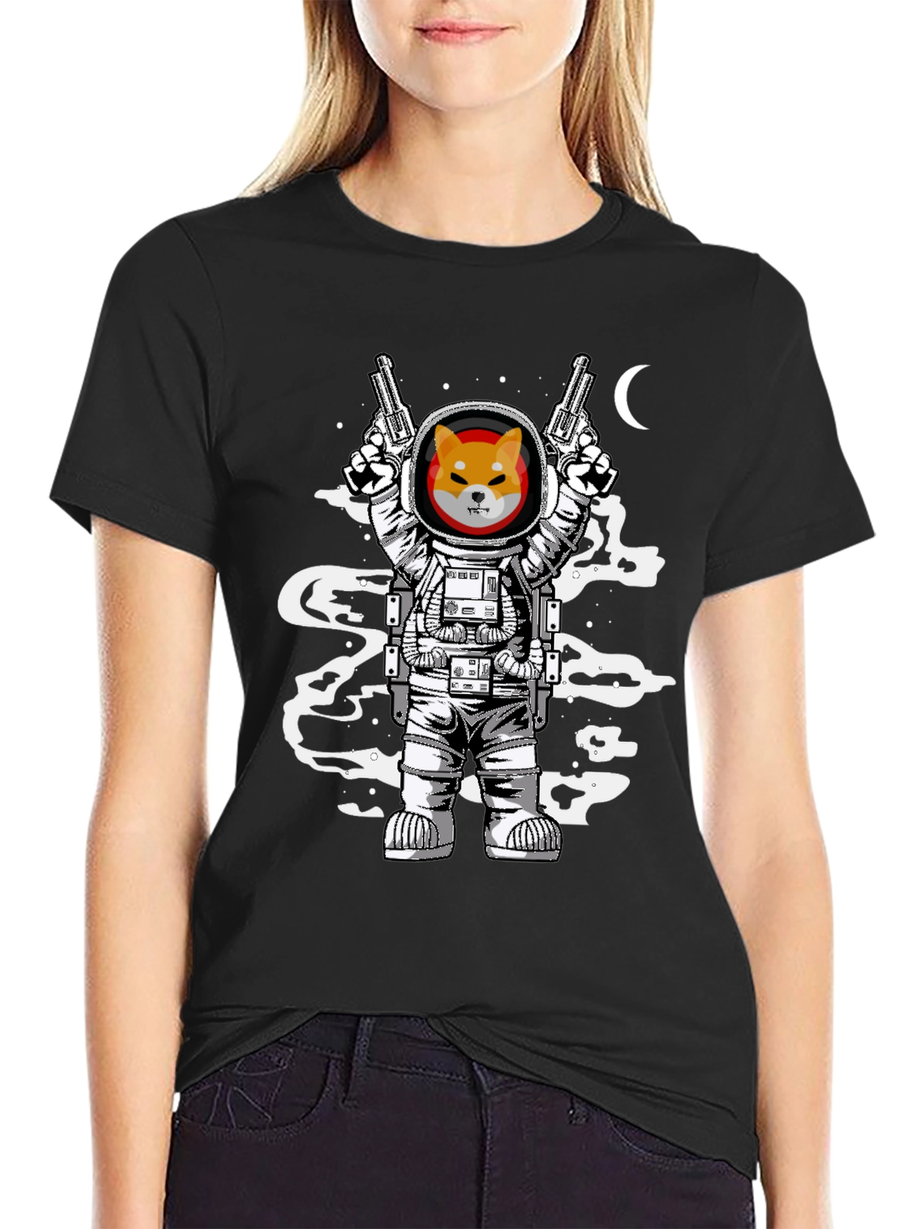 Shiba Inu Astronaut T-Shirt