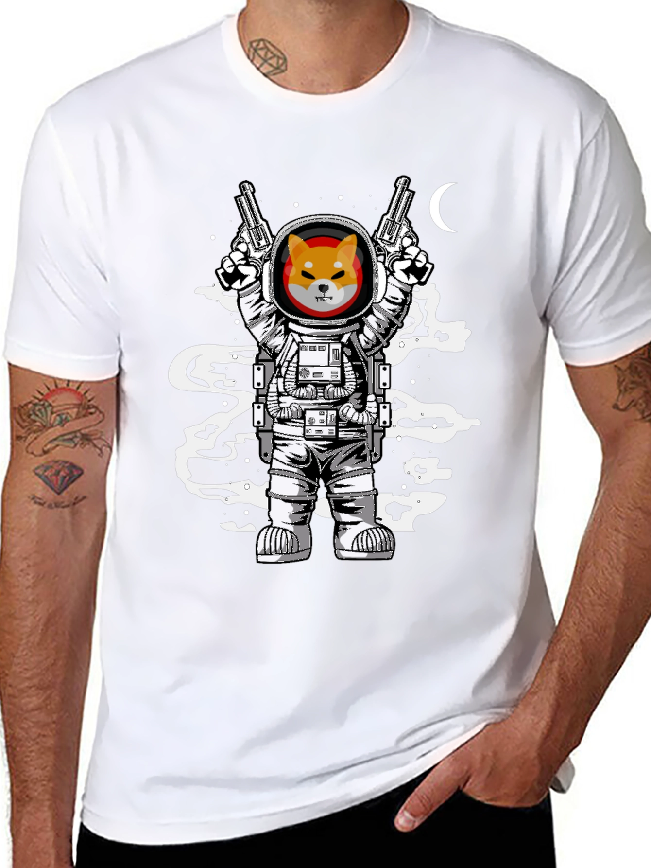 Shiba Inu Astronaut T-Shirt