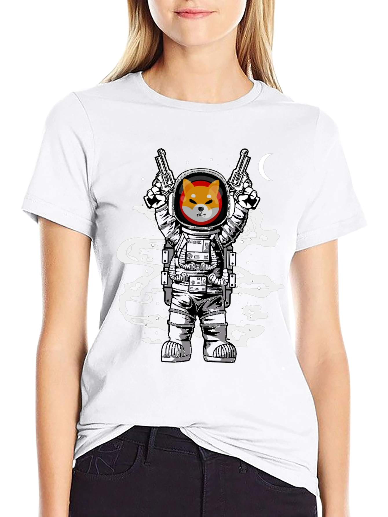 Shiba Inu Astronaut T-Shirt