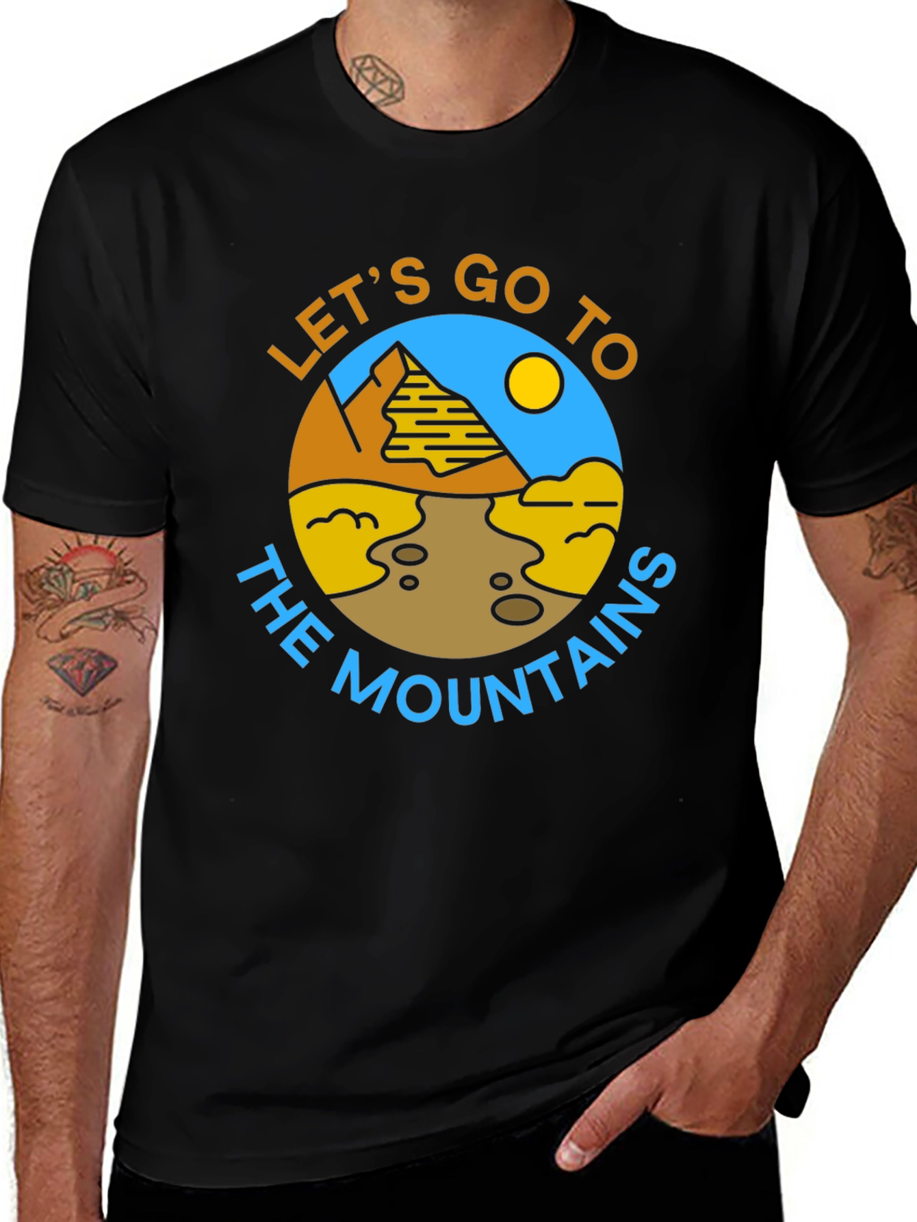 Lets Go To The Mountains Graphic Tee