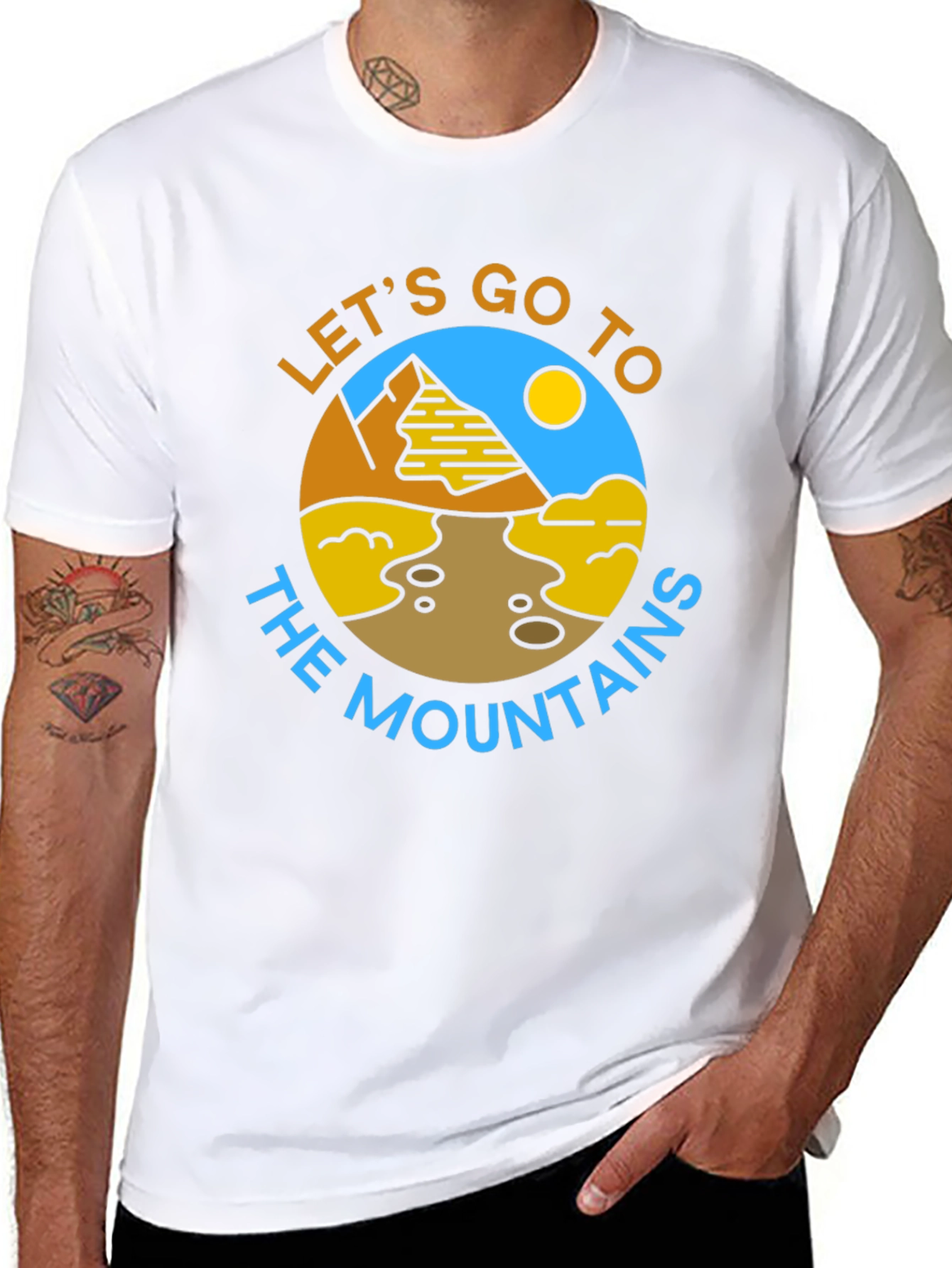 Lets Go To The Mountains Graphic Tee